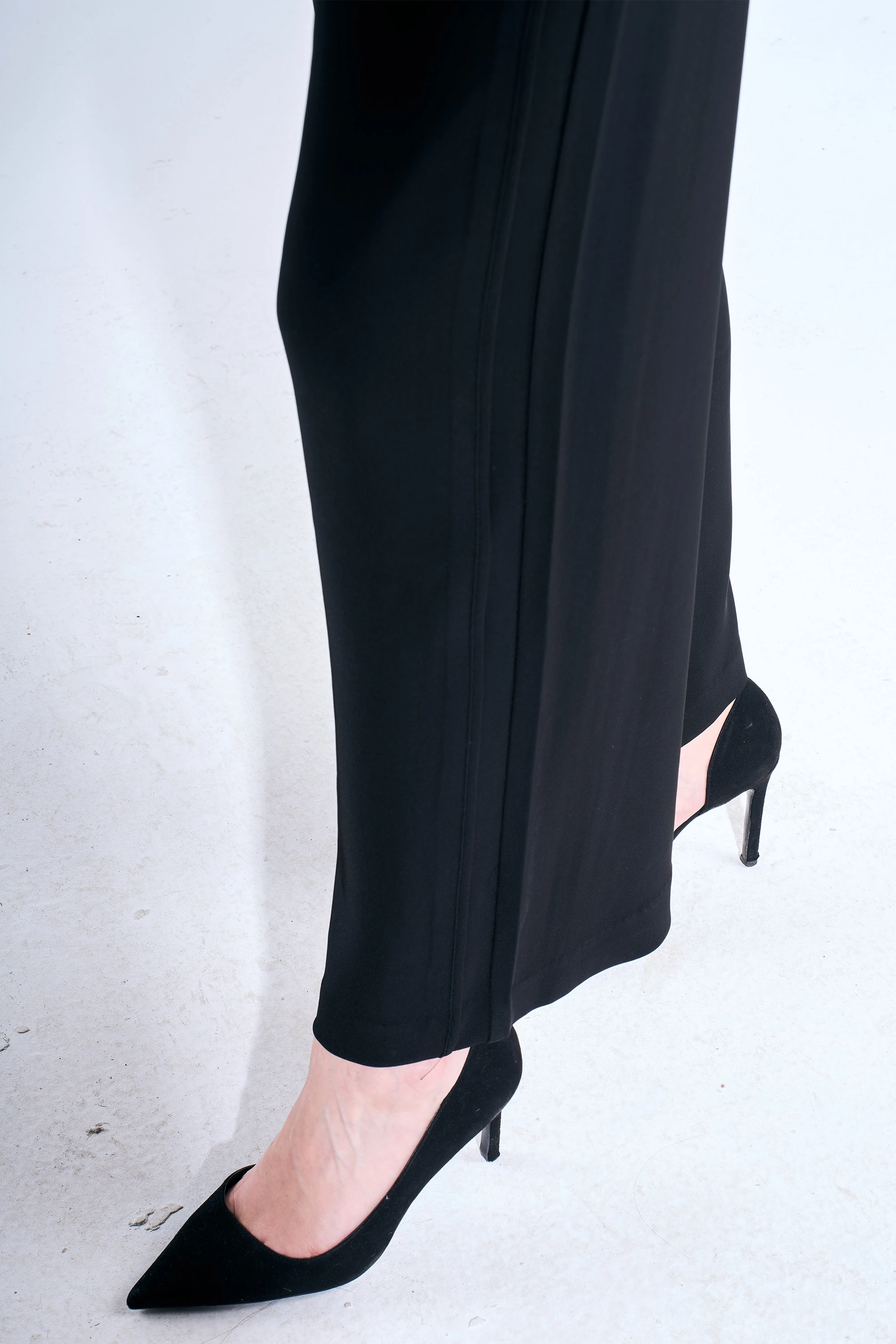 Beli Bağlamalı Kumaş Pantolon