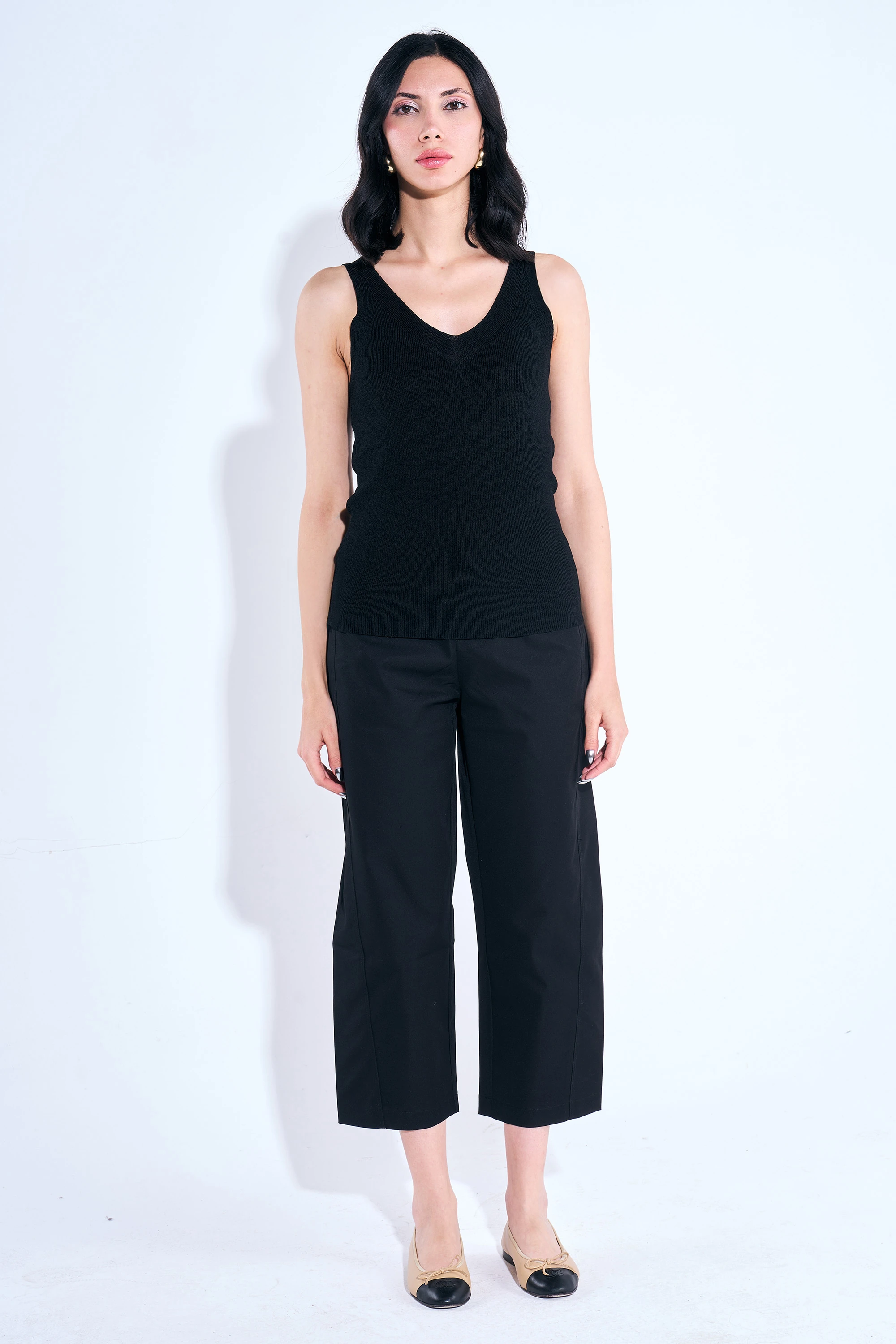 Önü Arkası V Yaka Triko