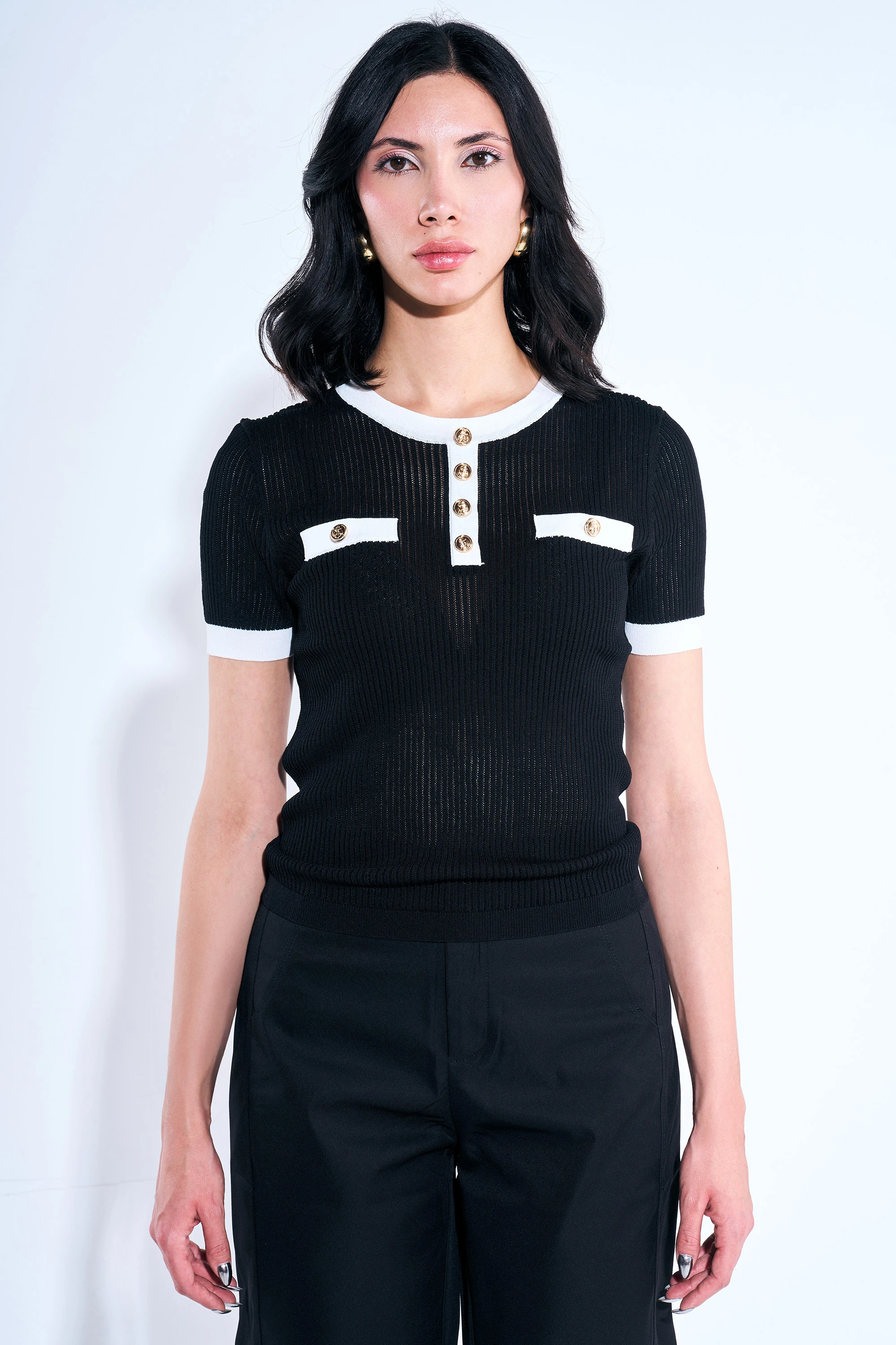 Chanel Model Triko Bluz