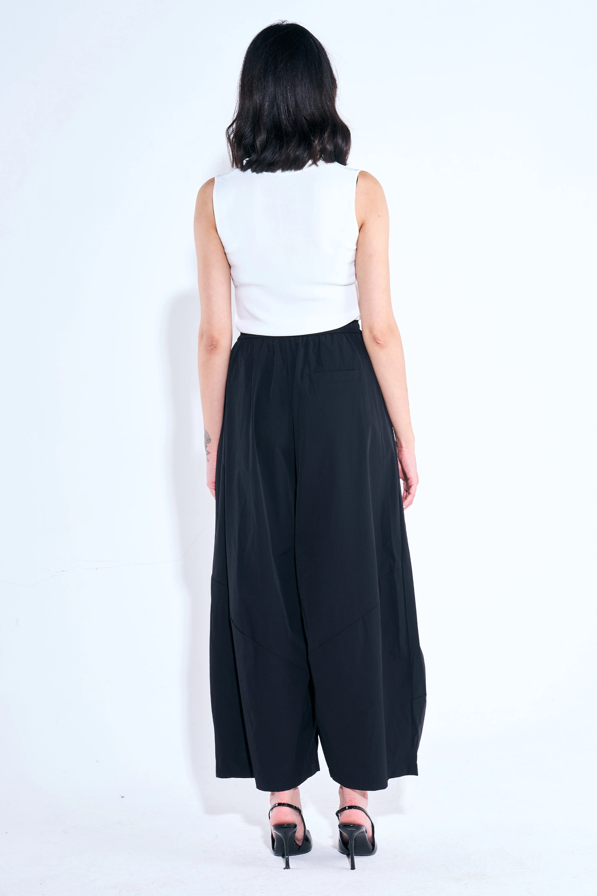 Paraşüt Kumaş Bol Pantolon