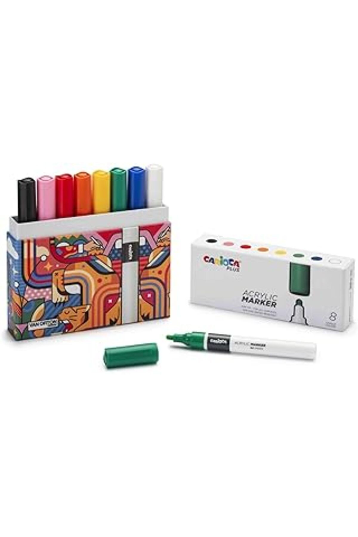 Carioca Plus Akrilik Marker 8'Li (Sert Kutu)