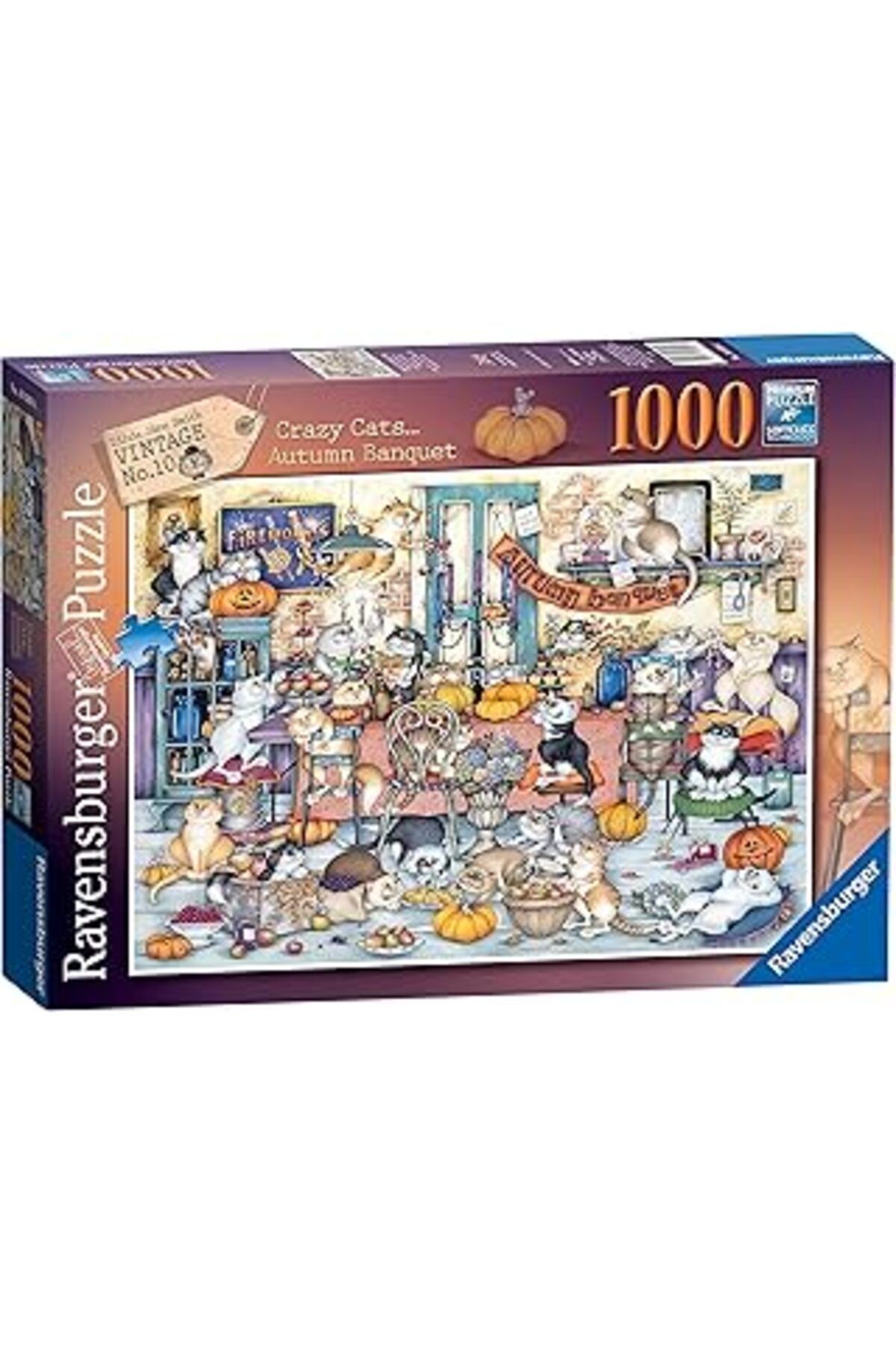 1000p Puz Çılgın Kediler Yapboz