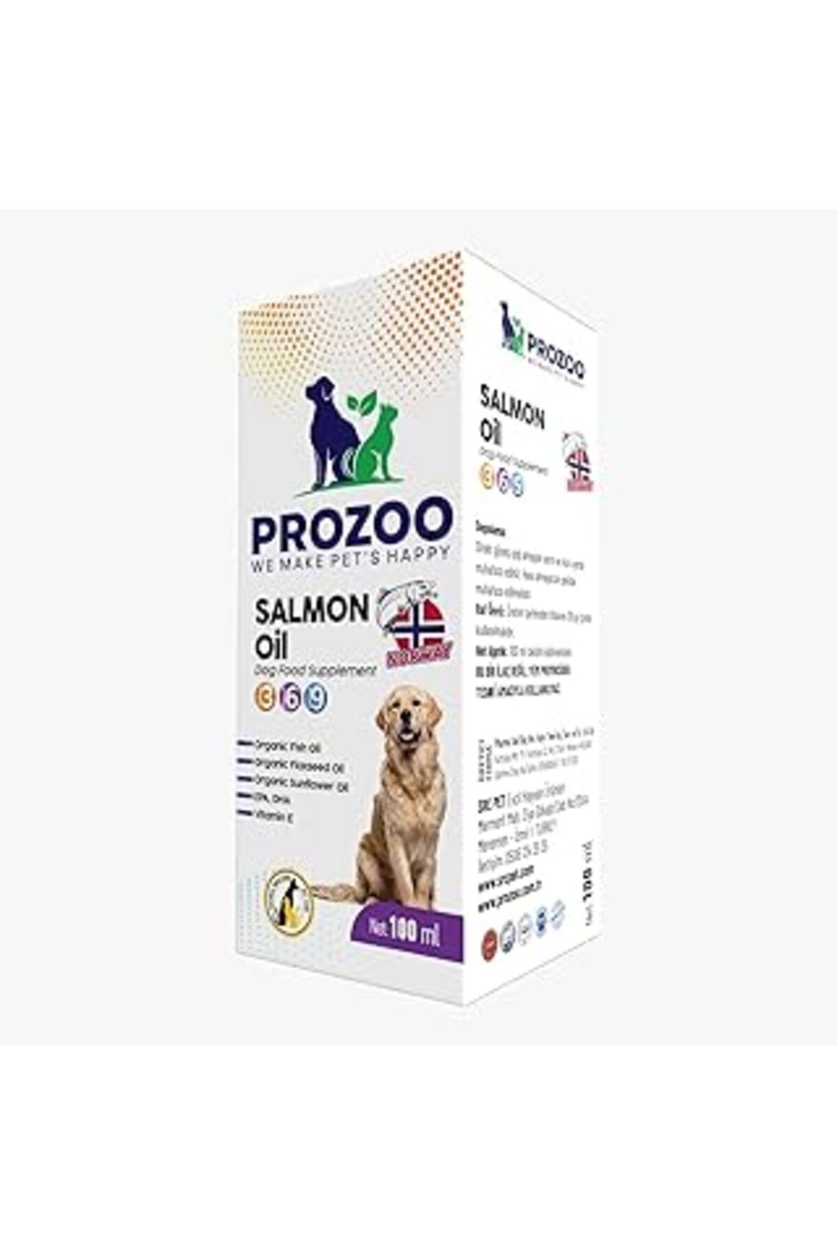 Prozoo Somon Yağı Köpek 100 ml