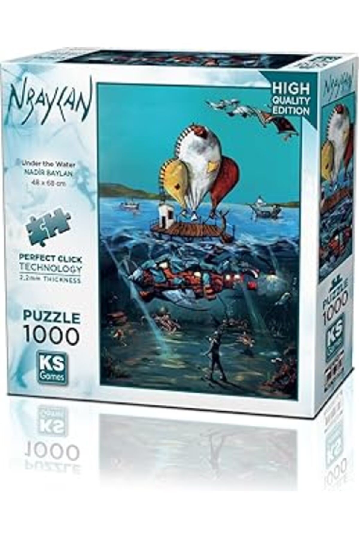 20709 Under The Water 1000 Parça Puzzle -Ks Puzzle