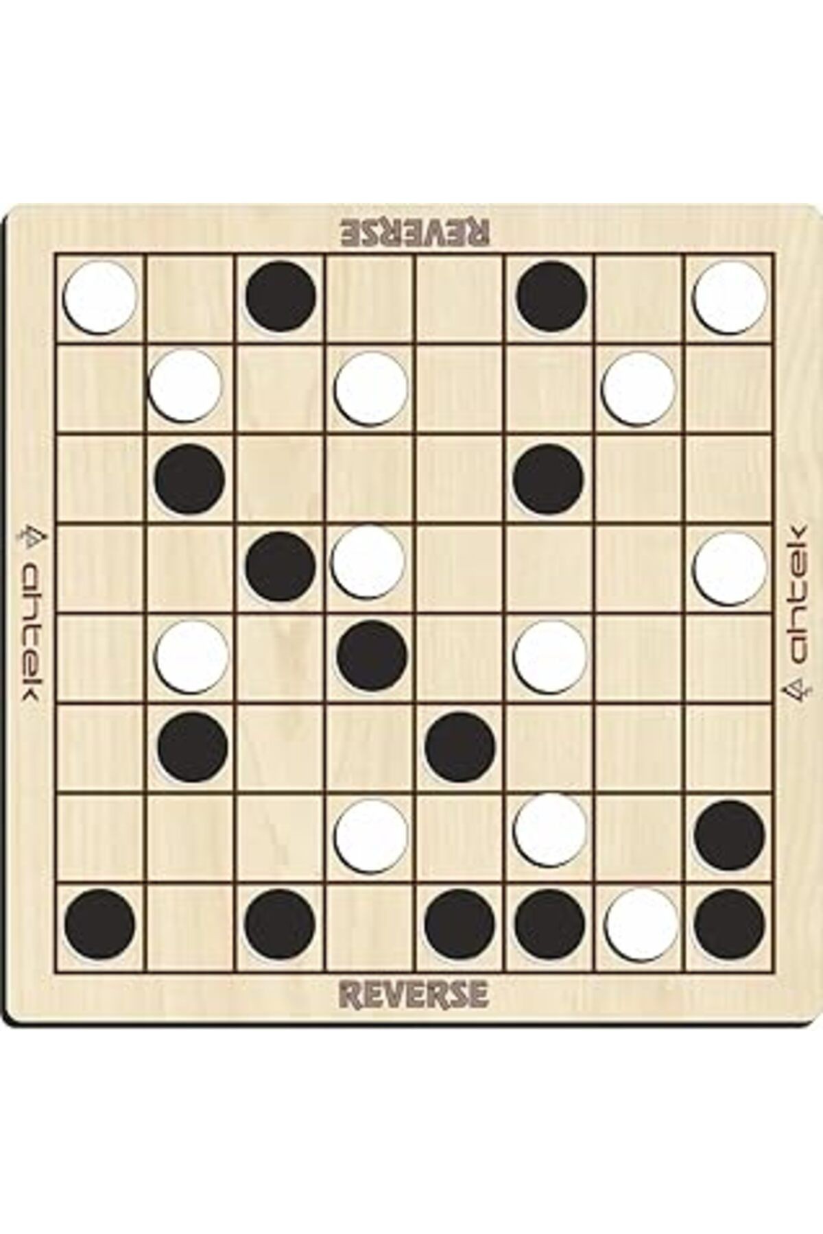 Ahtek Ahşap Reverse Zeka Ve Strateji Oyunu, Reversi Eticset318