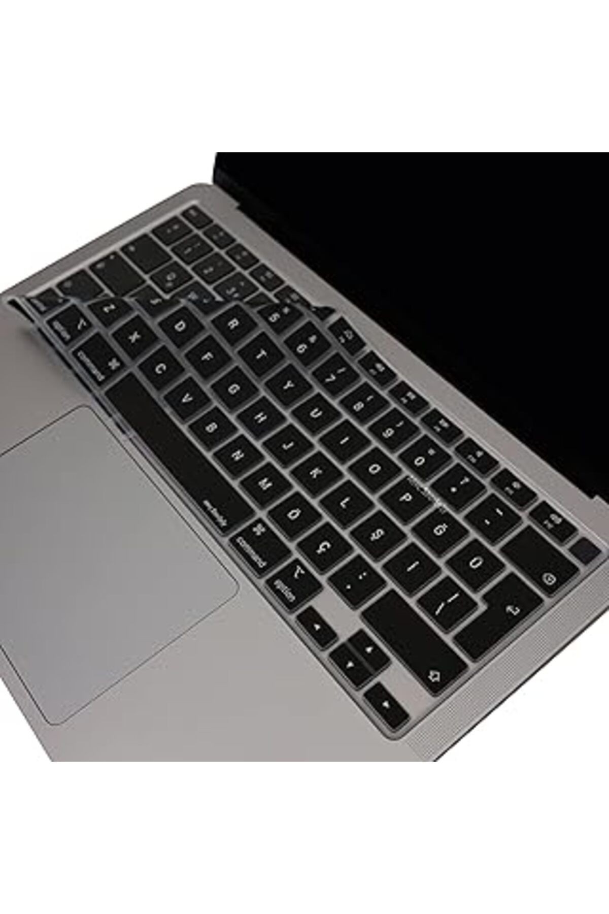 Mcstorey Macbook Air M1 13Inç Klavye Koruyucu Türkçe Q A2179 A2337 Ile Uyumlu Siyah