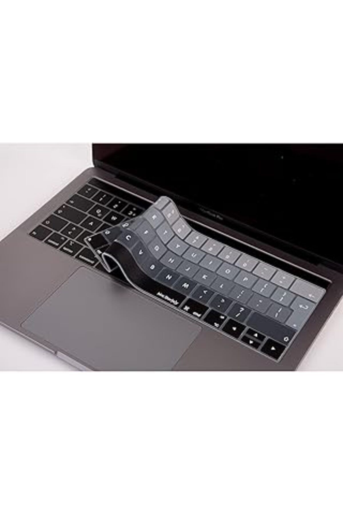 Mcstorey Macbook Pro Klavye Koruyucu Touchbarlı (Uk-Eu İngilizce) Ombre A1706 A1989 A2159 A1707 A19
