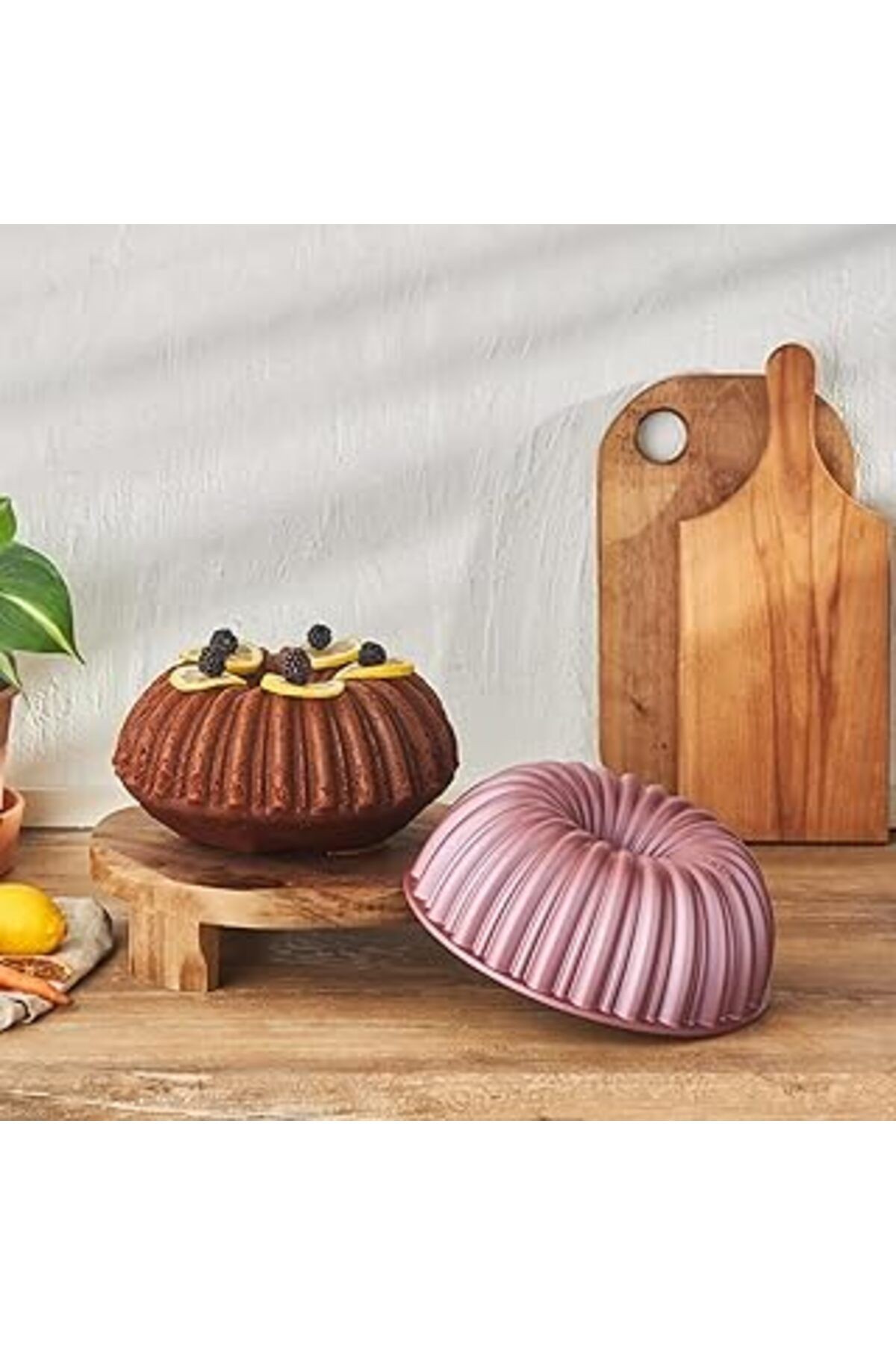 Karaca Cake Pro Dilimli Pembe Döküm Kek Kalıbı