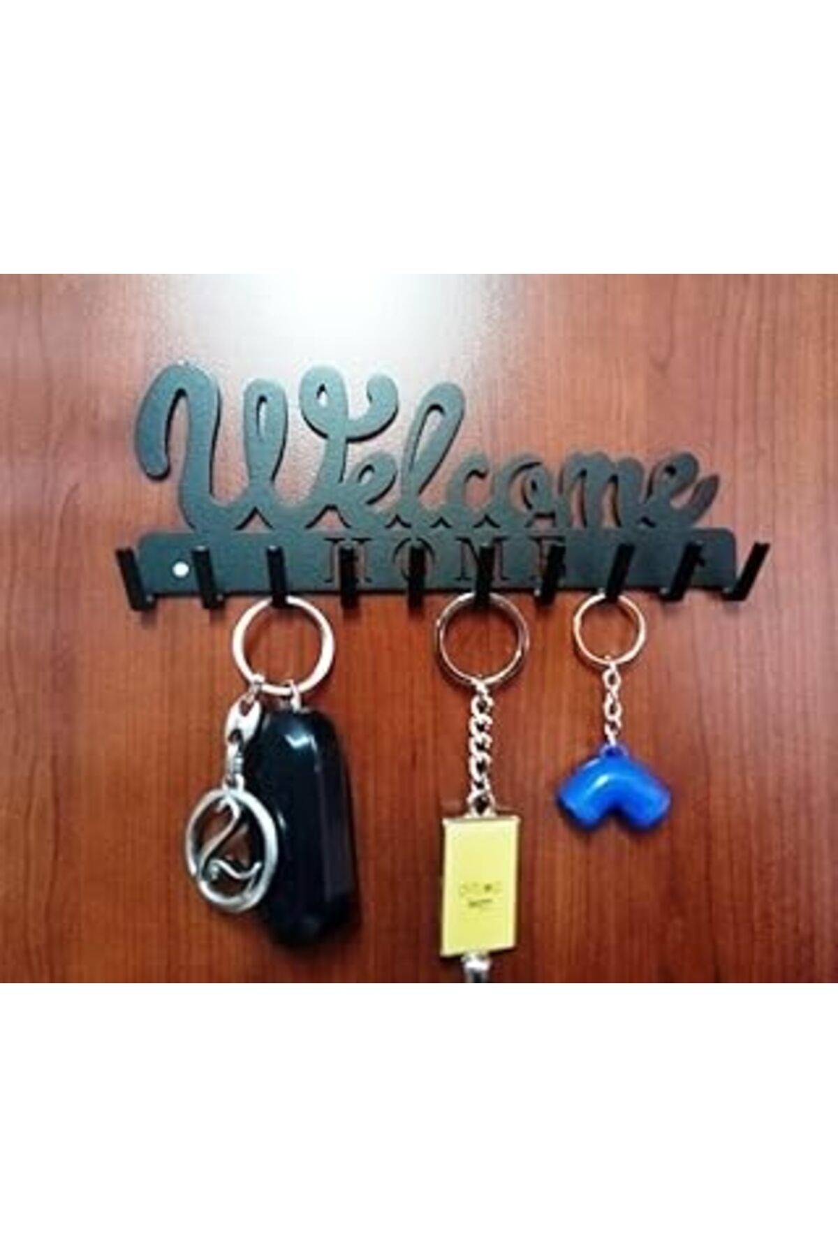 Ardini Anahtar Askılığı Ister Kendinden Yapışkanlı Ister Vidalı Welcome Mat Siyah