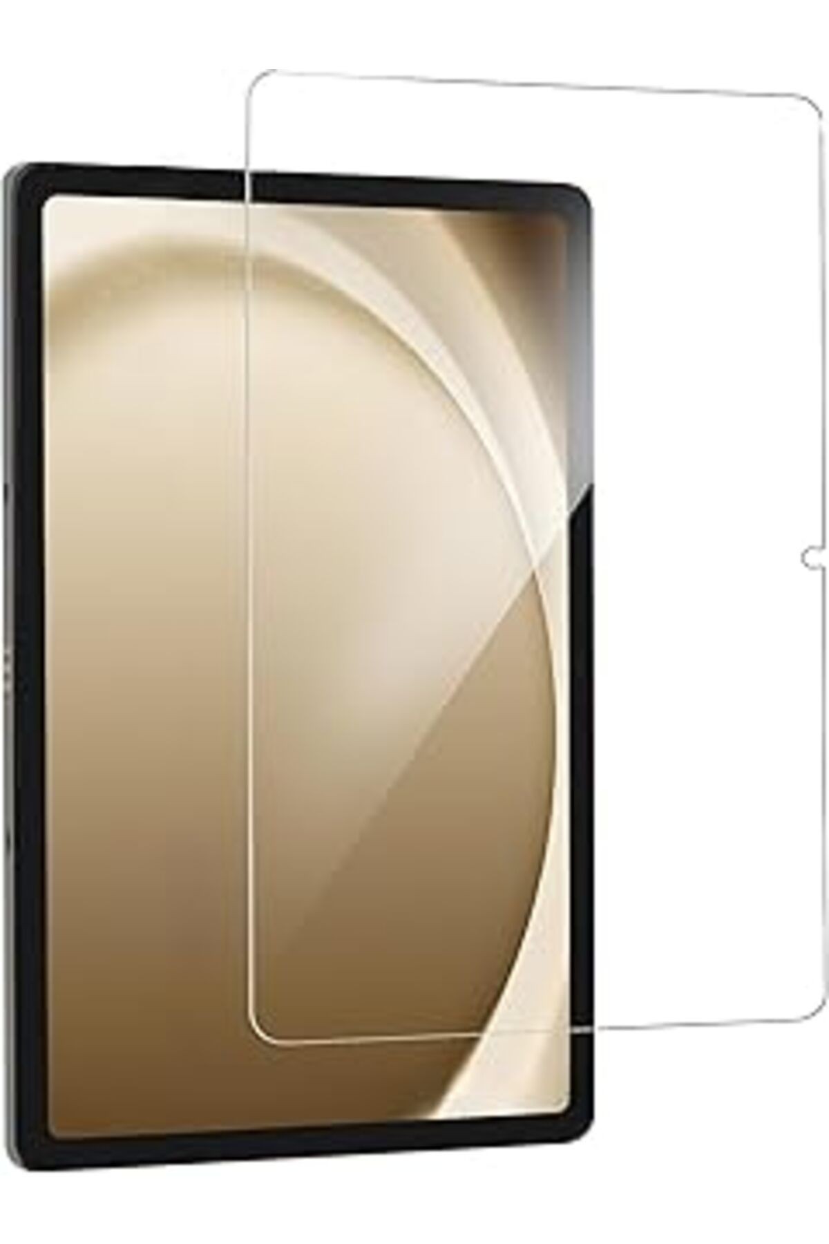 Babilden Samsung Tablet Için Tasarlanmış Uçtan Kenara Kapsama Tam Koruma Dayanıklı Temperli Cam (g
