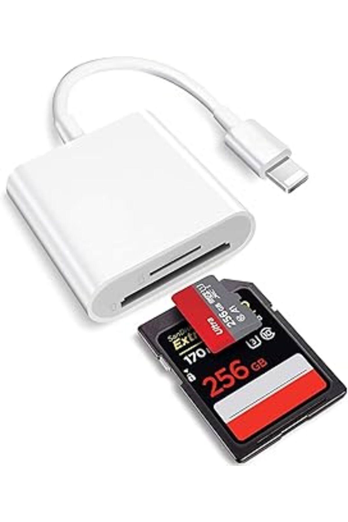 Daytona Nk1022 Apple Iphone Ipad Lightning To Sd Camera Reader Sd Micro Sd Kart Okuyucu Kablo Adapt