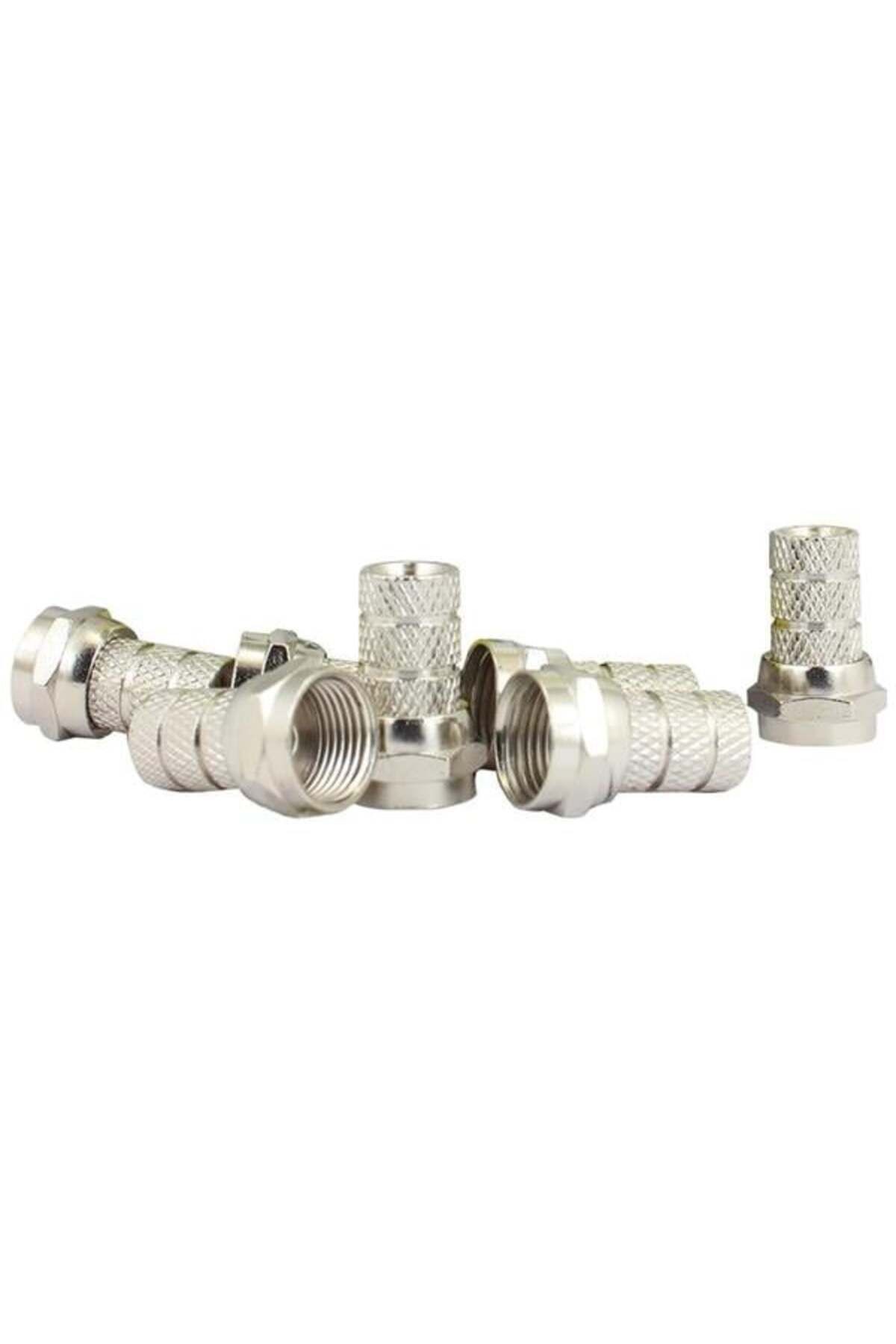 F Konnektör Rg58 Mini Kablo İçin İnce 100'Lü Paket Powermaster