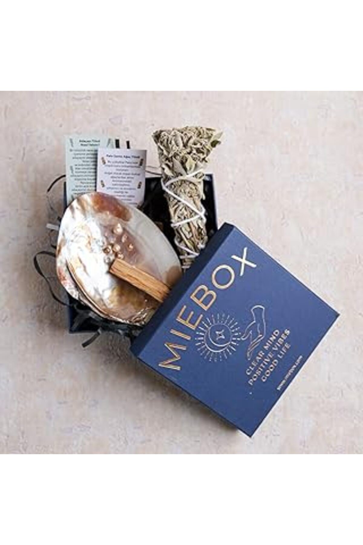 Miebox Rituel Seti - Wish Kit (SEDEF TÜTSÜLÜK PALO SANTO TÜTSÜ ADAÇAYI TÜTSÜSÜ)