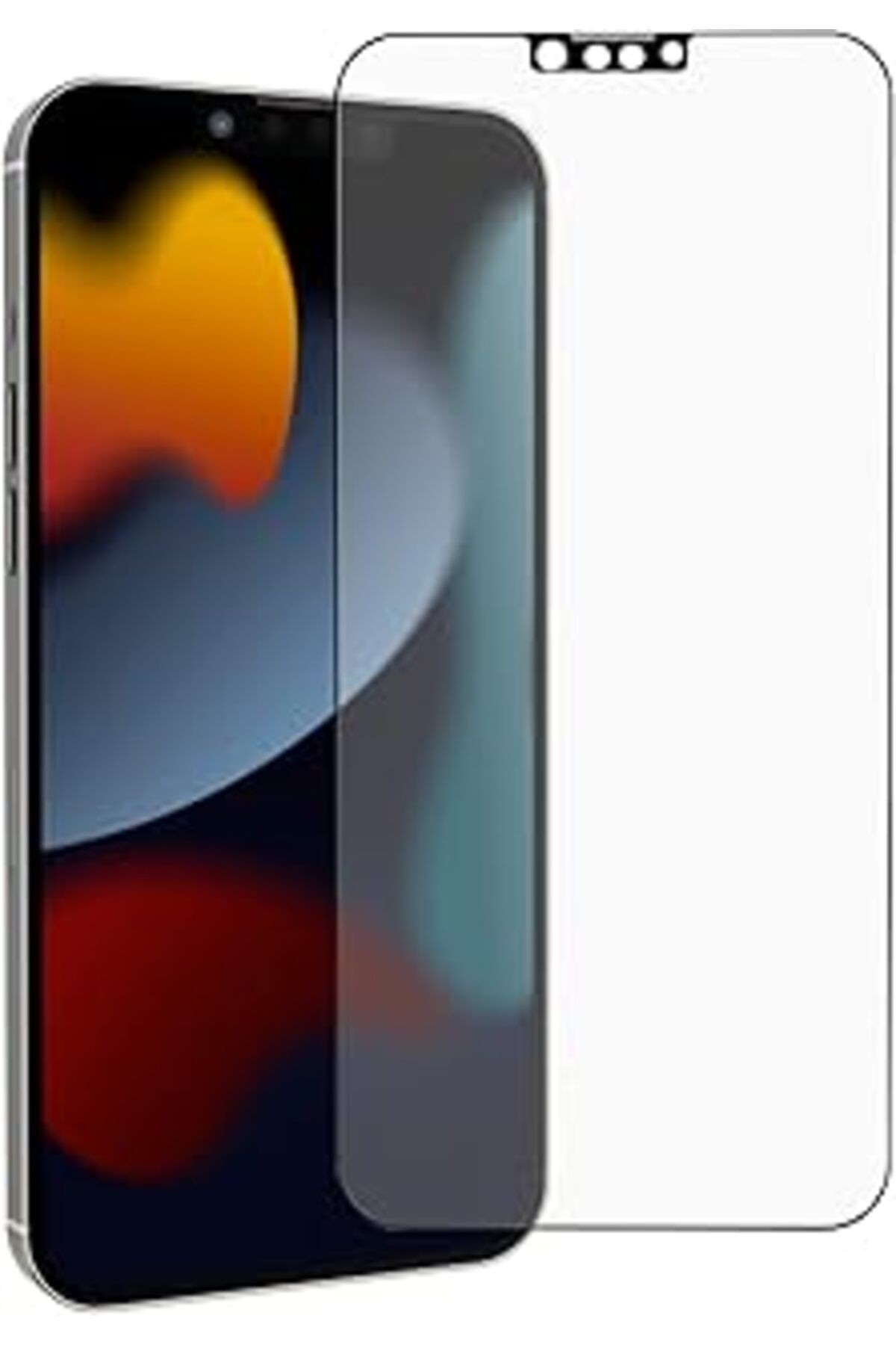 Bause Iphone 13/14 Uyumlu Explosion-Proof 18D Toz Geçirmez Hayalet Ekran Koruyucu Seramik Kırılmaz
