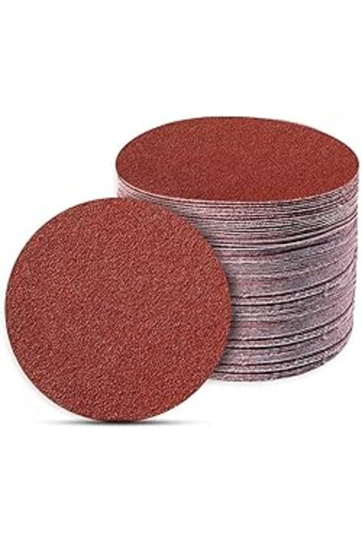 Badem10 100 Adet Cırt Zımpara Spiral Avuç Taşlama 115 Mm (KARMA PAKET)