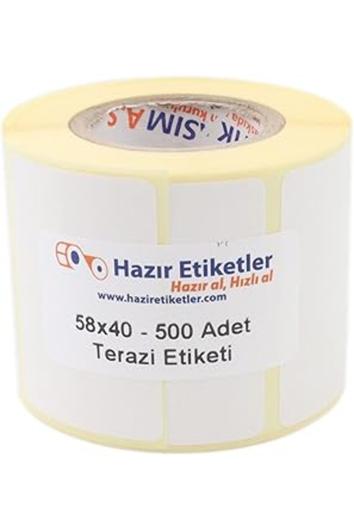 Hazır Etiketler , Hazır Al Hızlı Al Eko Termal Terazi Etiketi 58Mm X 40Mm Ruloda 500 Adet 40Mm Kuka