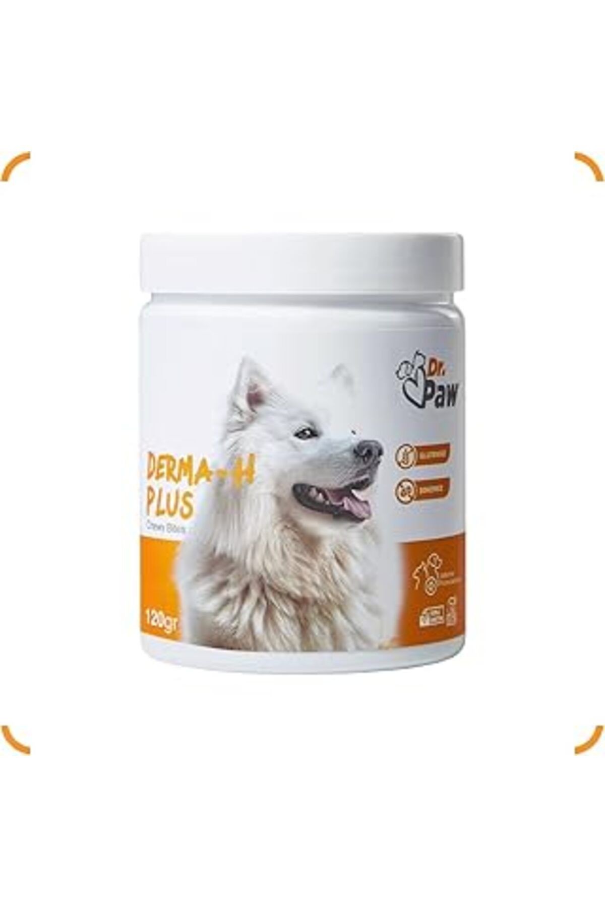 Dr. Paw Derma H Plus Büyük Irk Köpekler Için Glütensiz Ve Şekersiz Tüy Ve Cilt Sağlığı Destekleyici