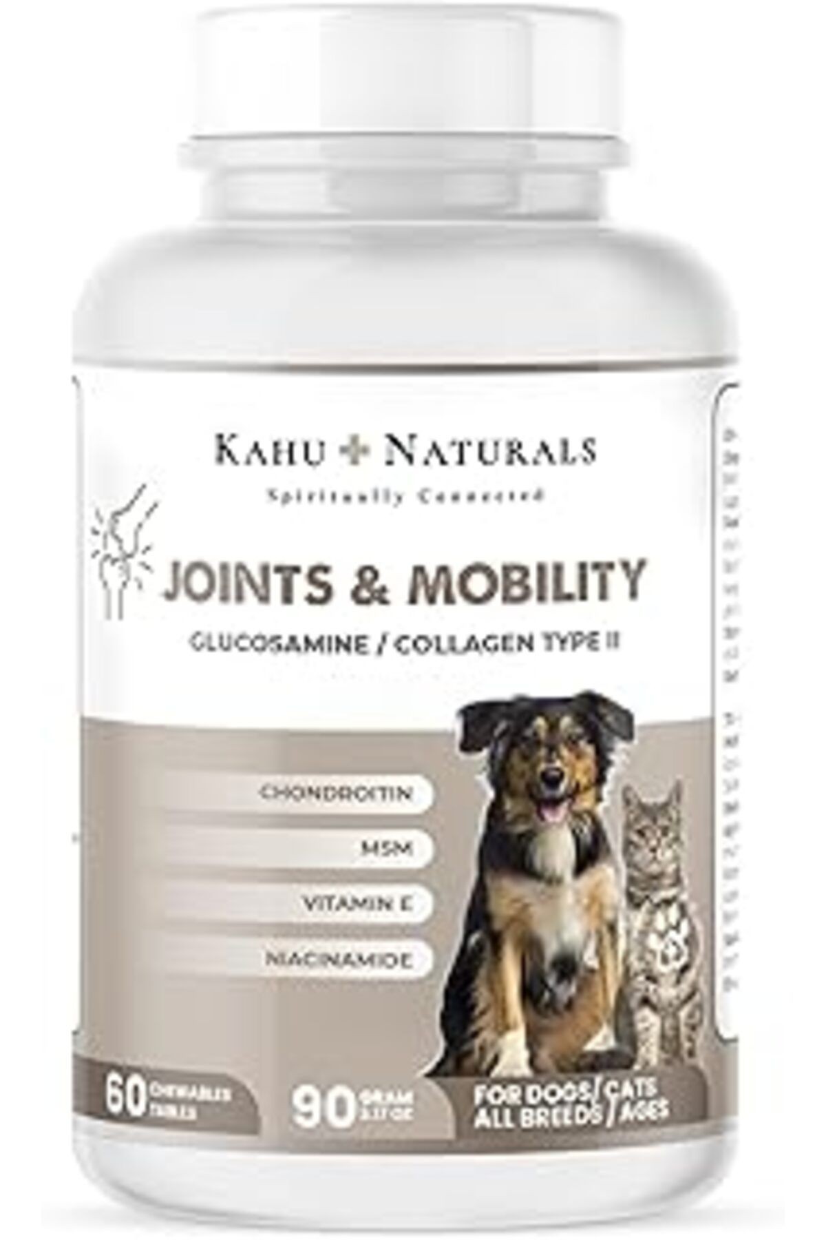 Kahu Naturals Joints&mobility, Glukozamin, Kondritin, Kolajen, Kedi Ve Köpek, 60 Tablet