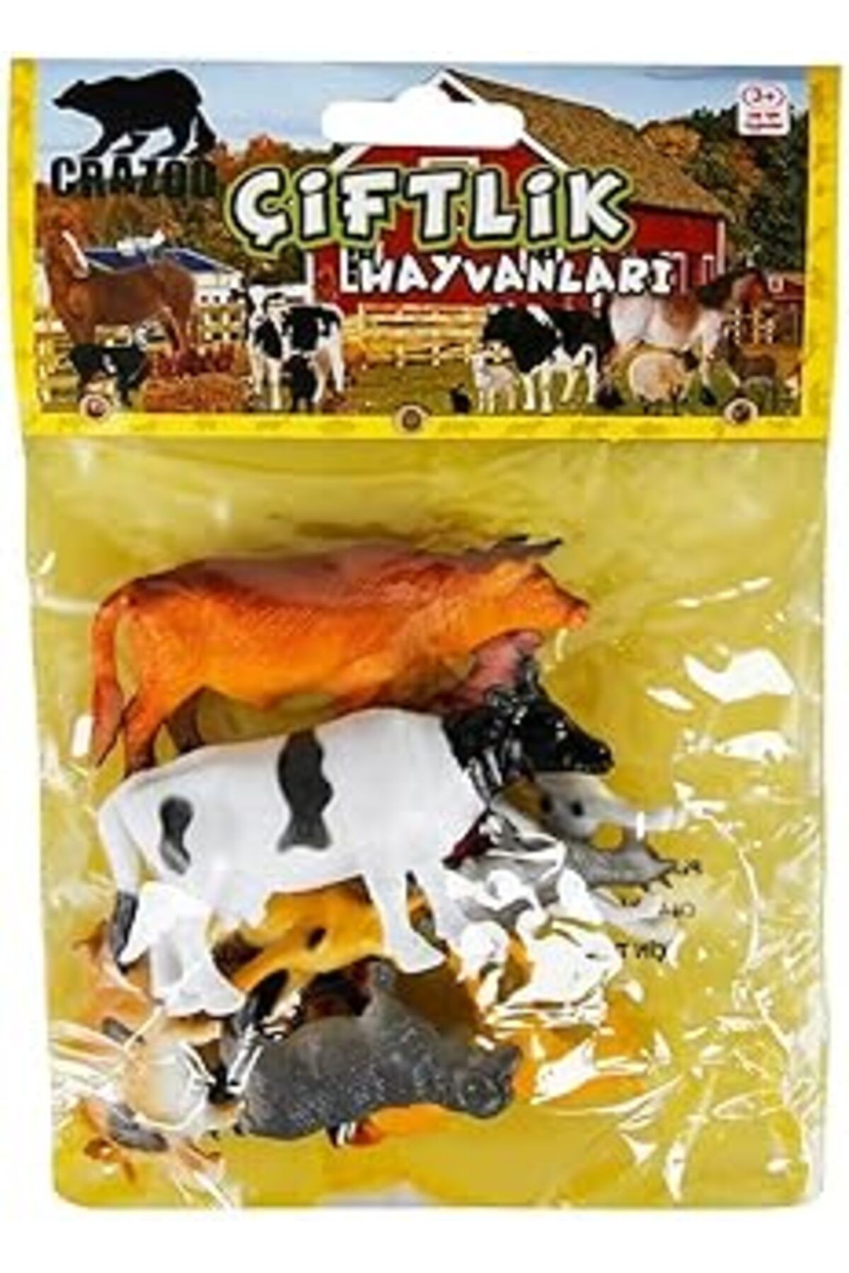 Crazoo Figür Çiftlik Hayvanlari Kçk.Poşet 3A.
