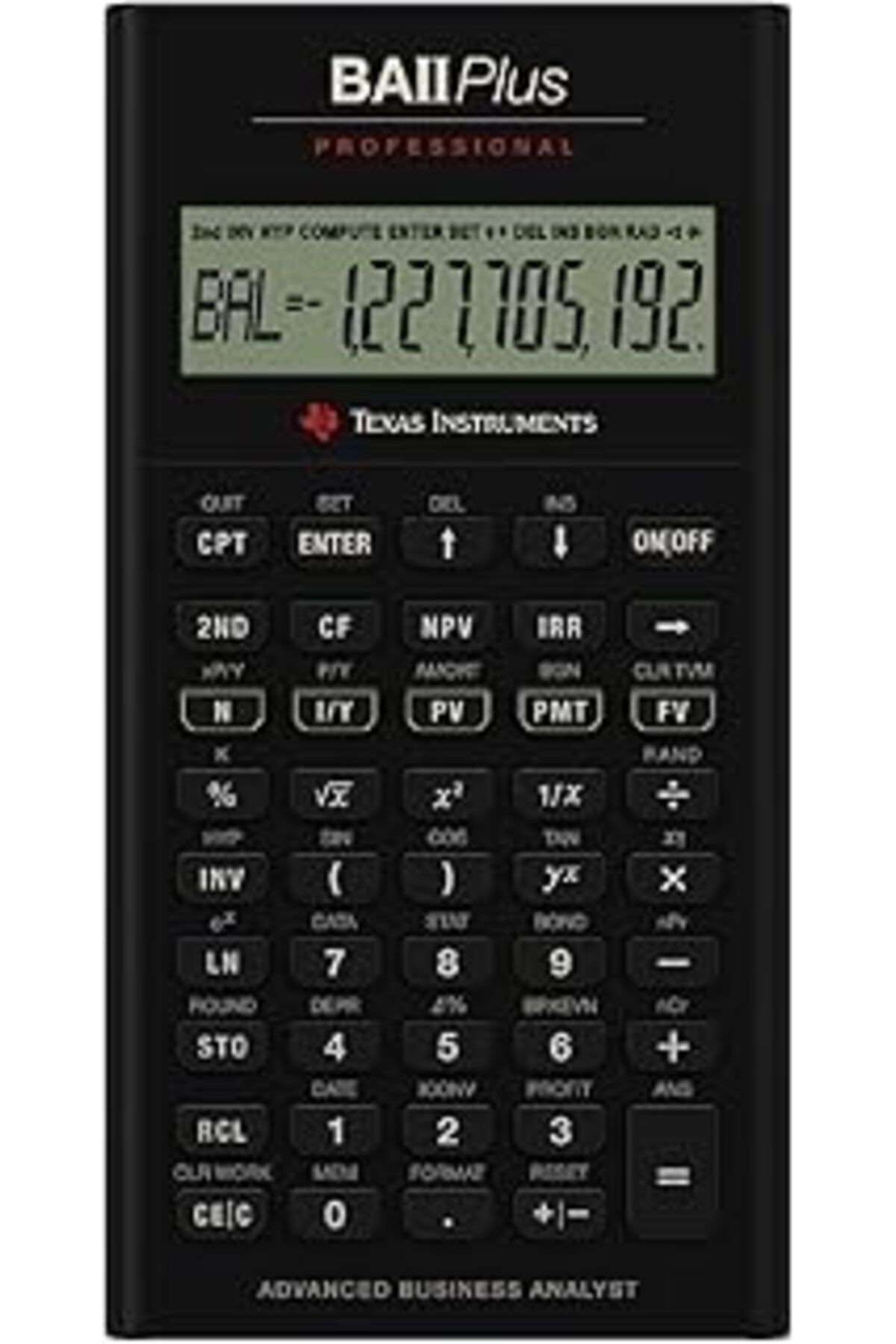 Texas Instruments Ba Ii Plus Professional Finansal Hesap Makinesi