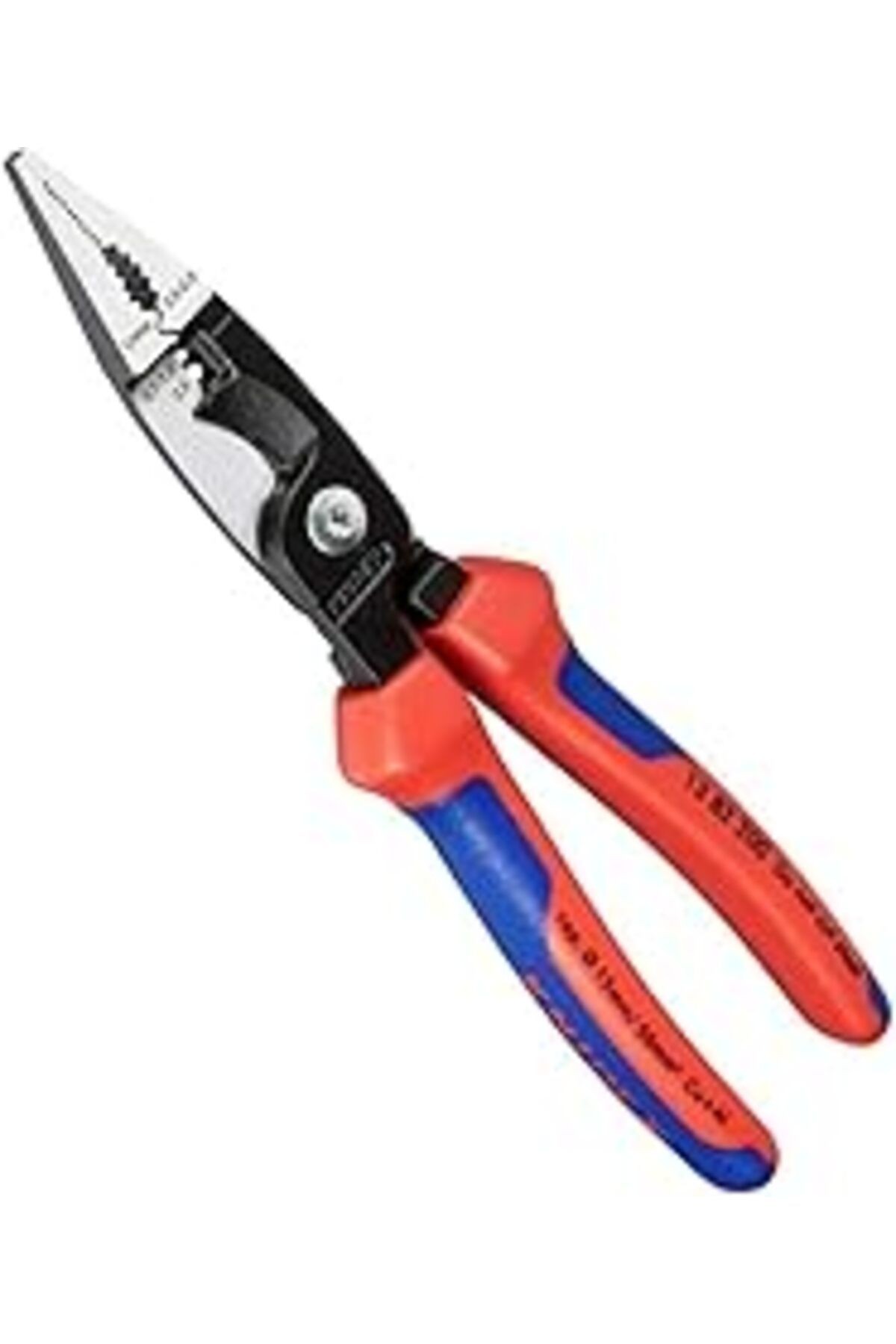 Knipex Elektrik Tesisatı Pensesi Siyah Attramentize, Çok Bileşenli Saplı 200 Mm 13 82 200