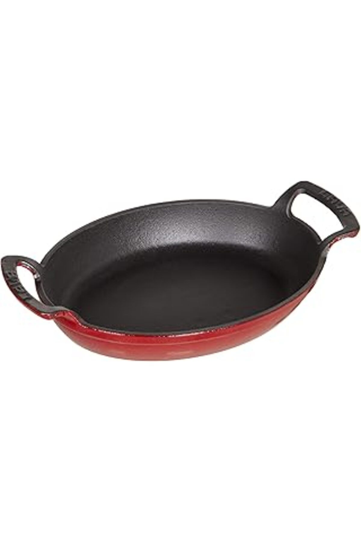 Lava Metal Oval Kuplu Döküm Tava 23x17, Kırmızı