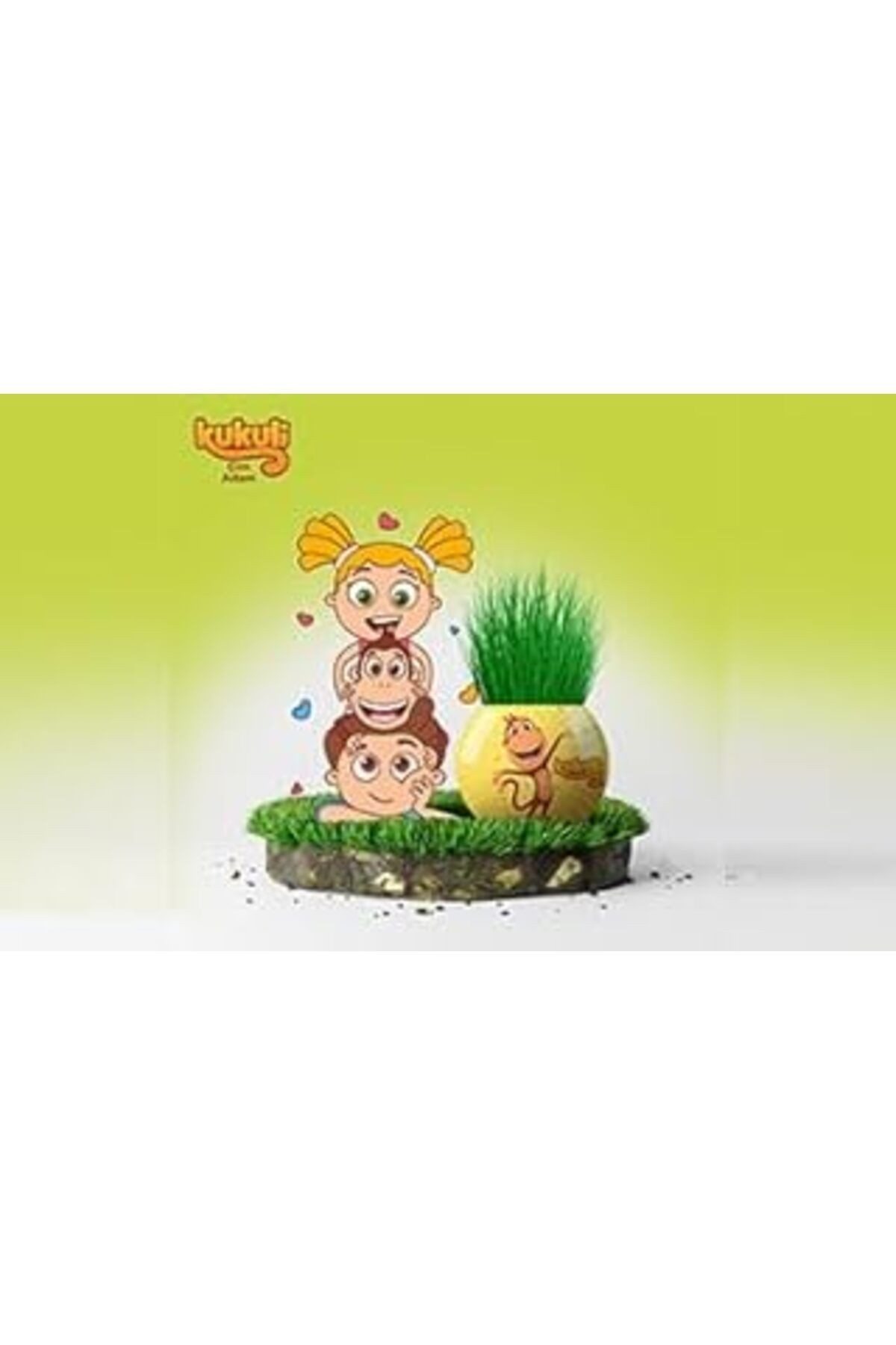 Kukuli Temalı Çim Adam 6'lı Set – Çocuklar Için Eğitici Ve Eğlenceli Bitki Yetiştirme Kiti