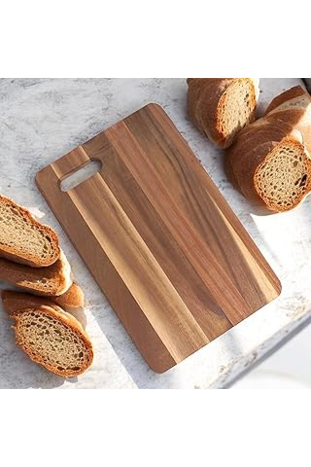 Deconox Akasya Kesme Tahtası Antibakteriel Yıkanabilir Doğrama Tahtası Dikdörtgen 28x18cm | Antibak