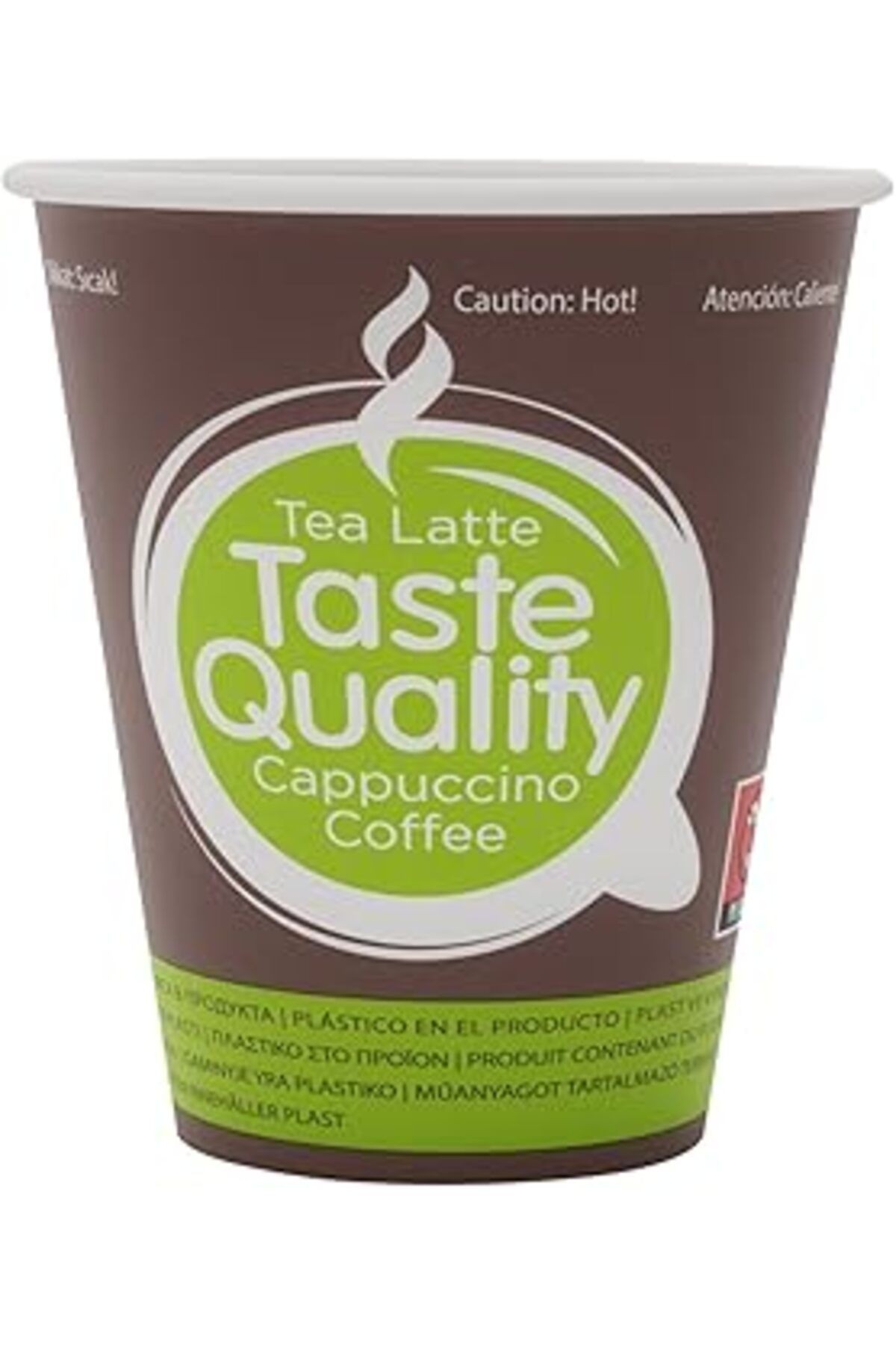 Cuptoyou 100 Parça Tek Kullanımlık Karton Bardak 6 Oz, Otomat Bardakları 150 Ml, Taste Quality Küçü