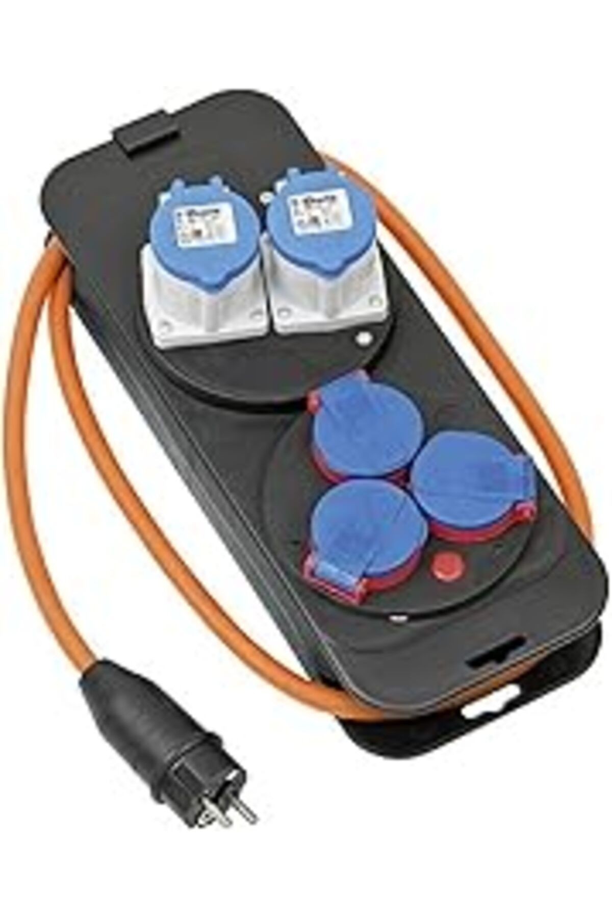 Brennenstuhl Cee 230 V Kamp Elektrik Dağıtıcı, Topraklı Fişli (2 X Cee Priz, 3 X Topraklı Priz, 1,5