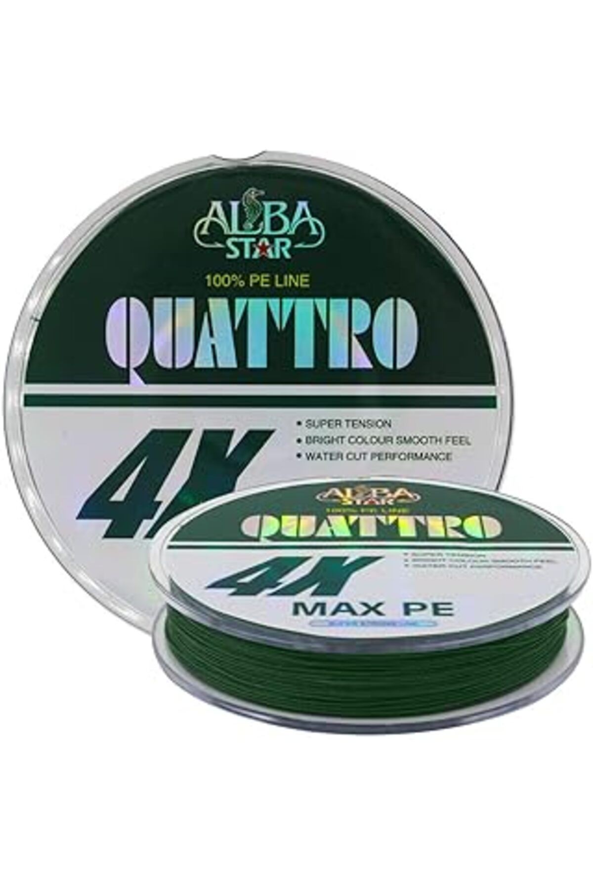 Albastar Quattro X4 Green İp Olta Misinası 150 Mt