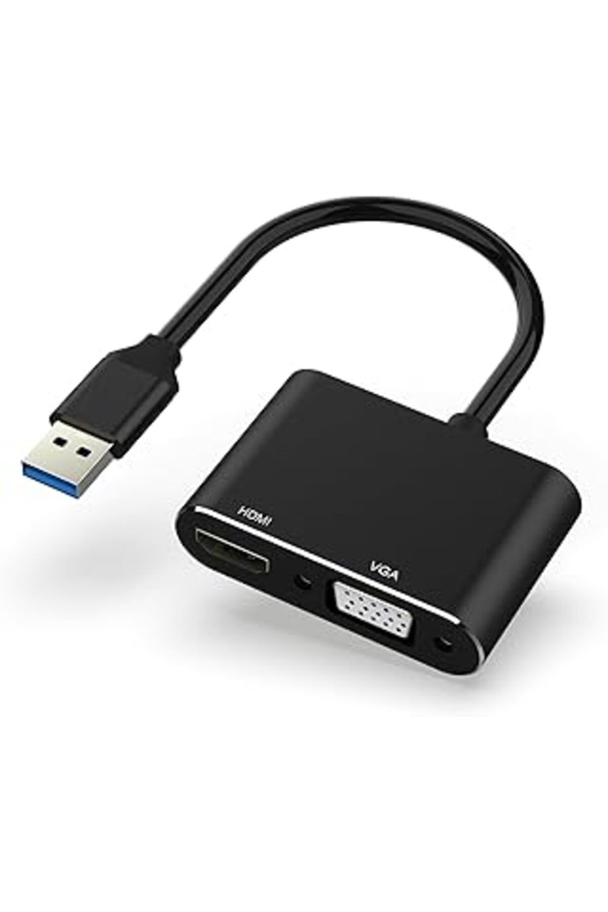 Yoigo Usb - Hdmi Vga Adaptörü, 1080p Usb 3.0/2.0 - Hdmi Vga Dönüştürücü, Usb Erkek - Hdmi Vga Dişi