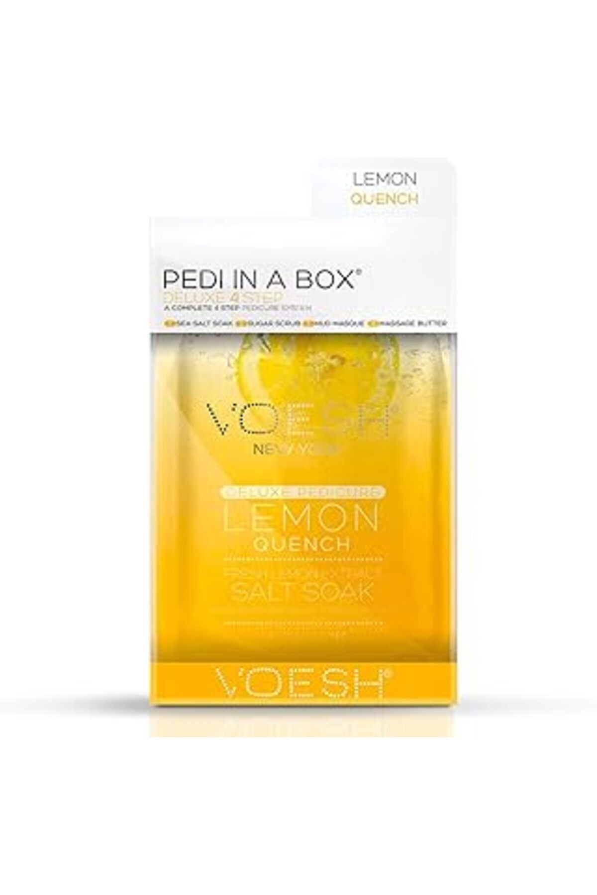 Voesh Pedi In A Box Deluxe 4 Adımlı Pedikür Seti Limon