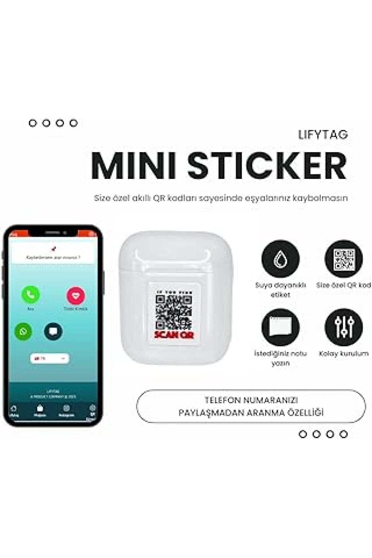 Lifytag Akıllı Qr Kimlik - 4 Adet