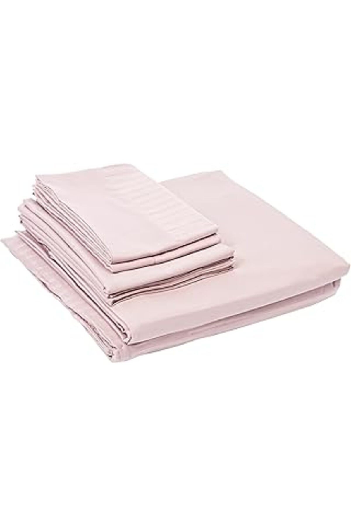 Taç Basic Stripe Düz%100 Pamuk Nevresim Takımı, Lila, King Size