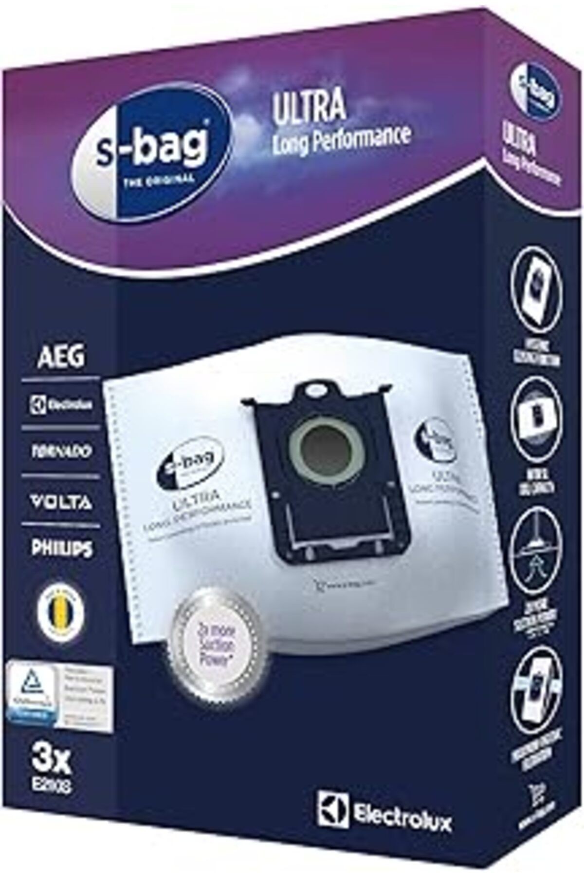 Electrolux E210S S-Bag Elektrikli Süpürge Toz Torbası (4 Adet)