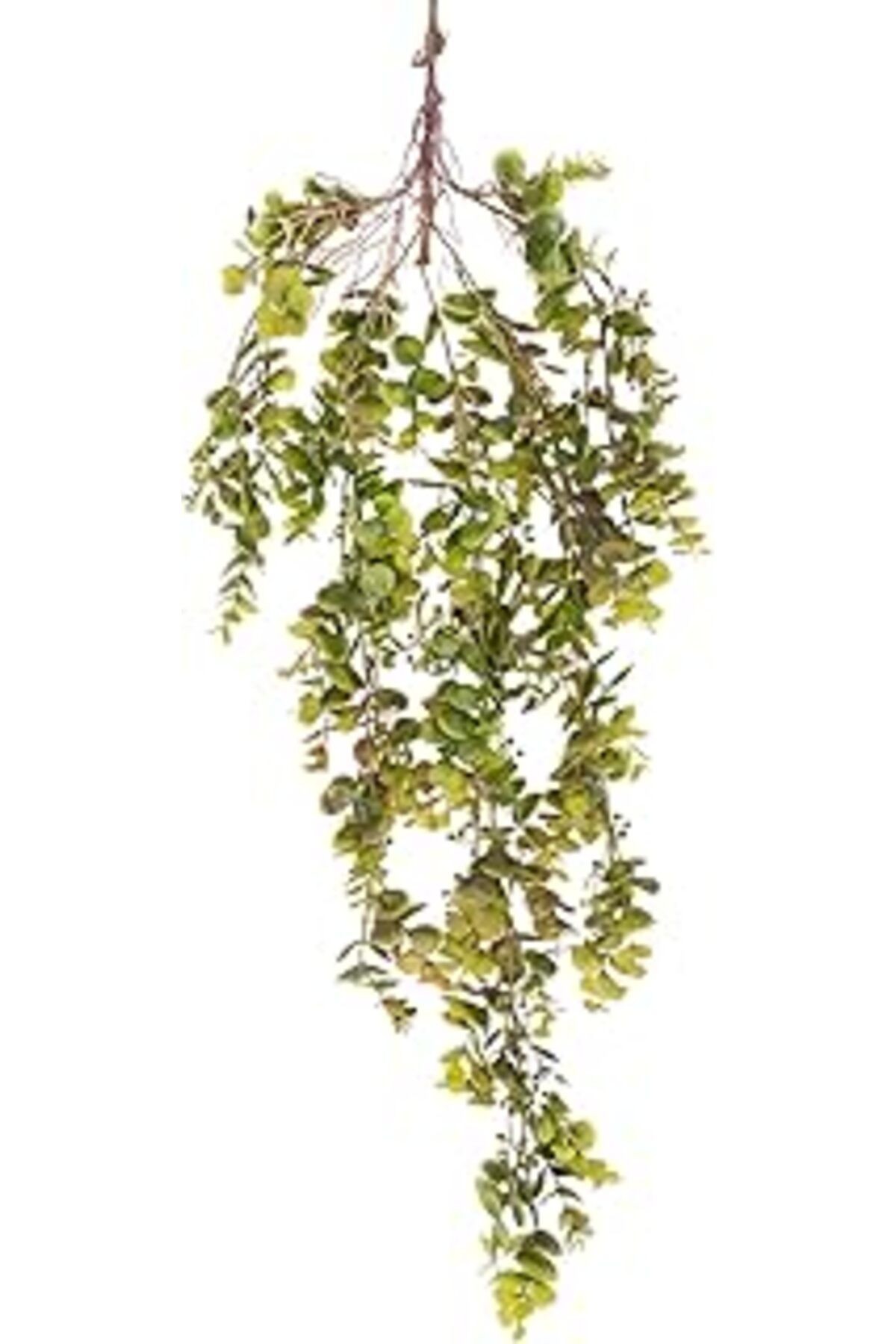 Herdekora Yapay Bitki Sarkan Sarmaşık Okaliptus Kızıl-Yeşil 100 Cm.