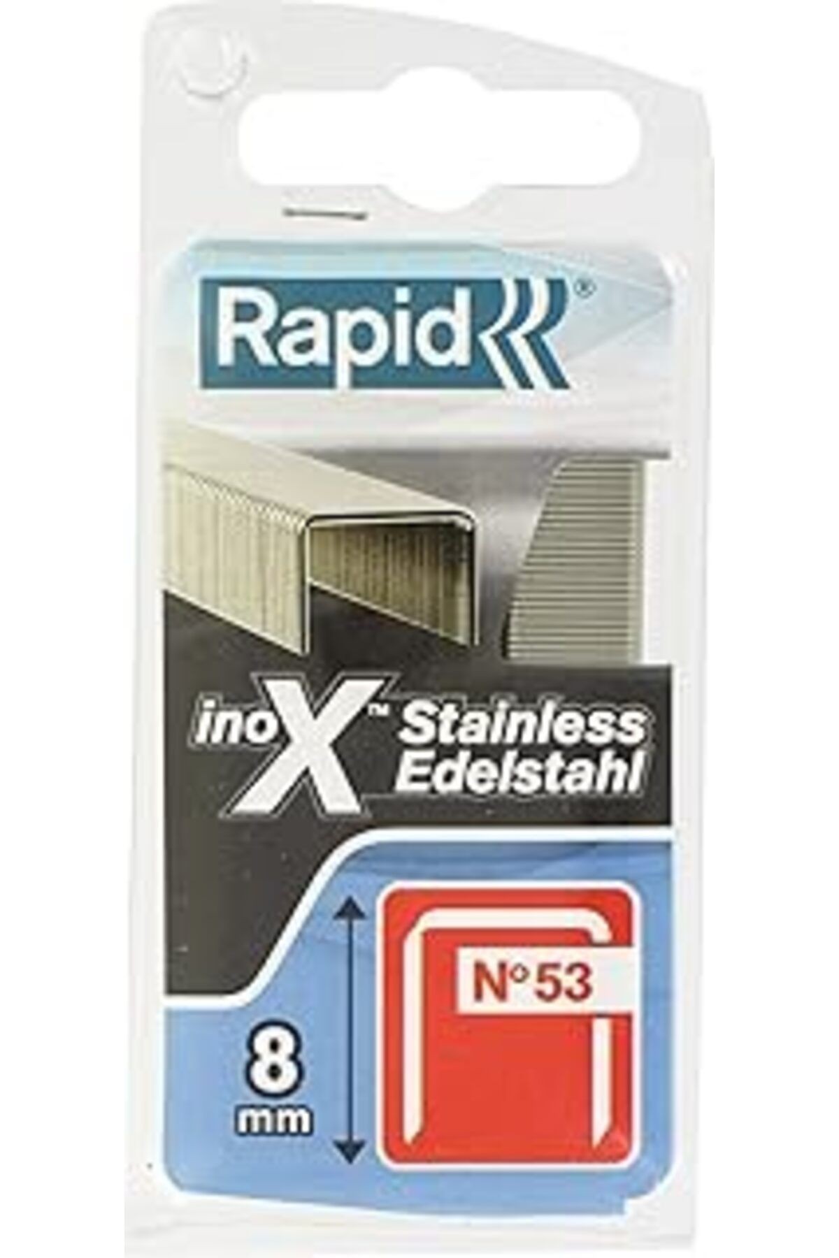 1, N ° 53 Rapid Agraf, Yükseklik: 8 Mm, 1080 Adet