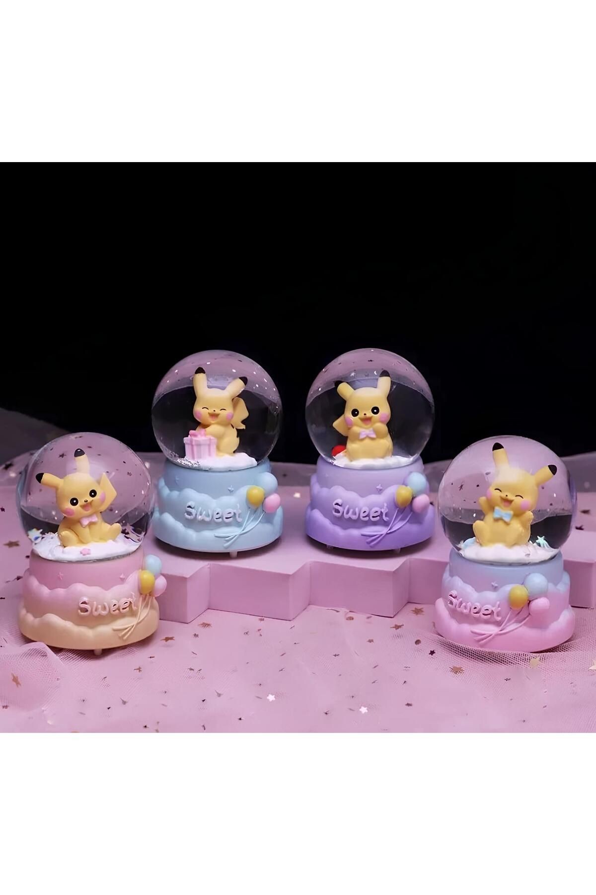 Pokemon Işıklı Kar Küresi 9 Cm