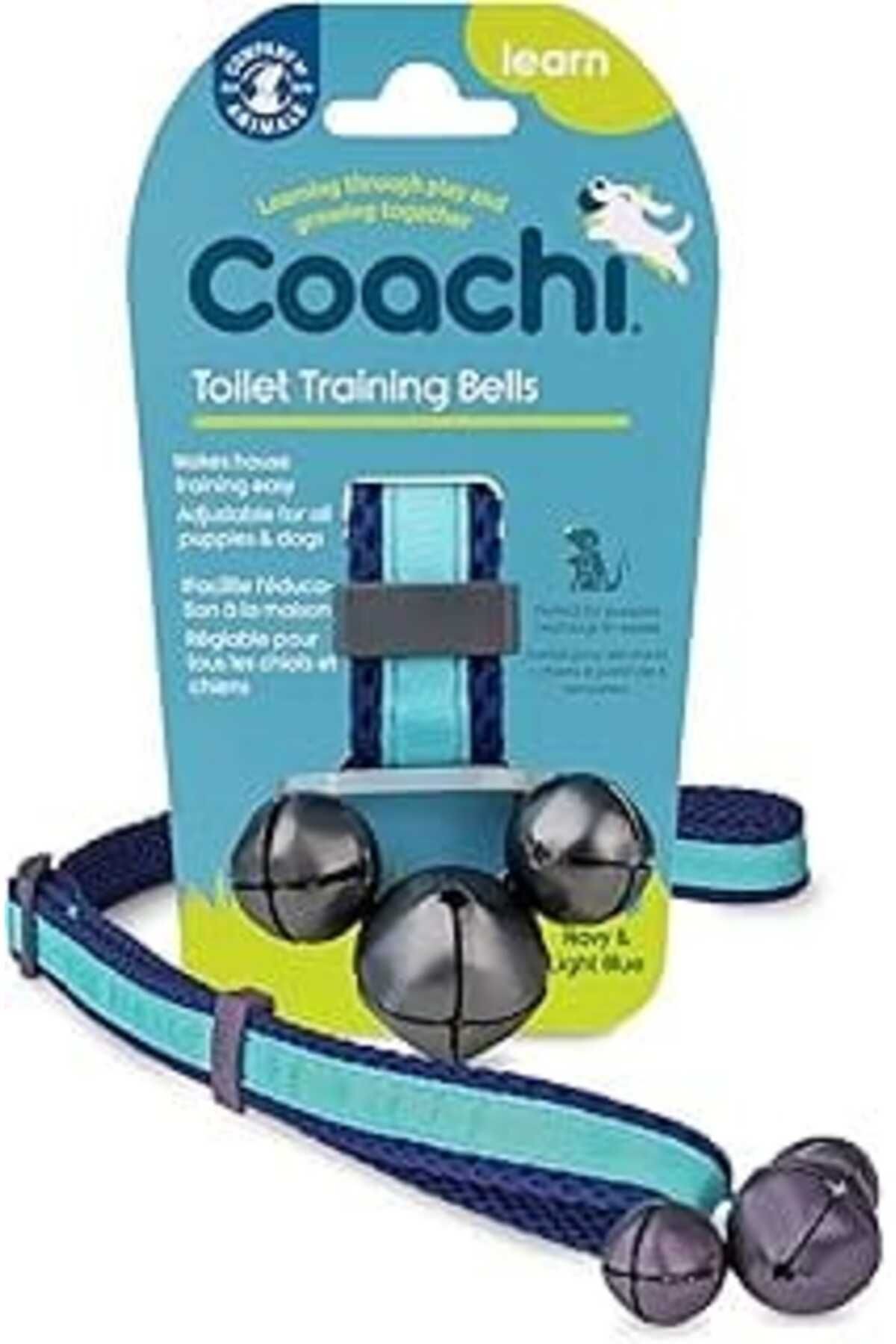 Company Of Animals Coachi Tuvalet Eğitim Çanları Lacivert Ve Açık Mavi