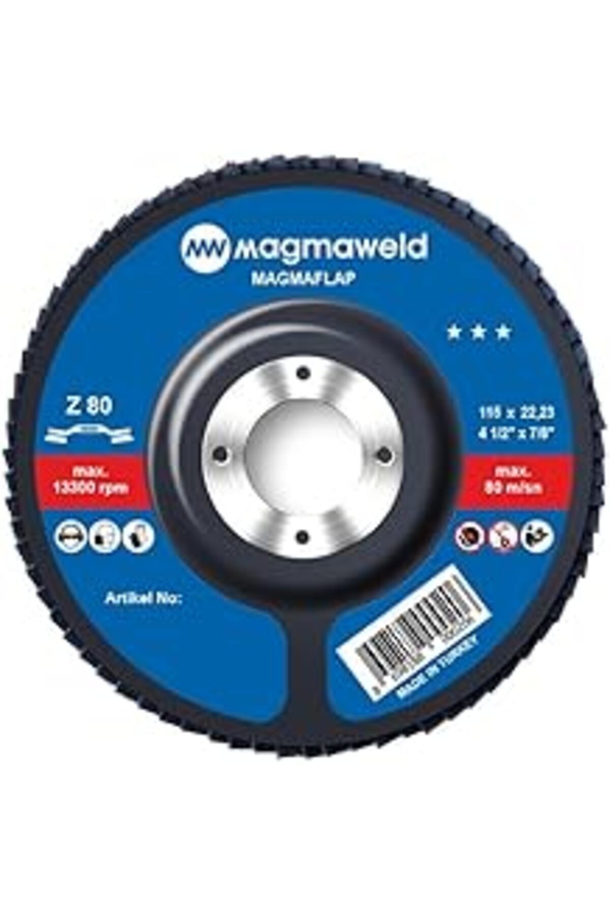 Magmaweld Magmaflap 80 Kum-Zr 115X22 Mm 10 Adet