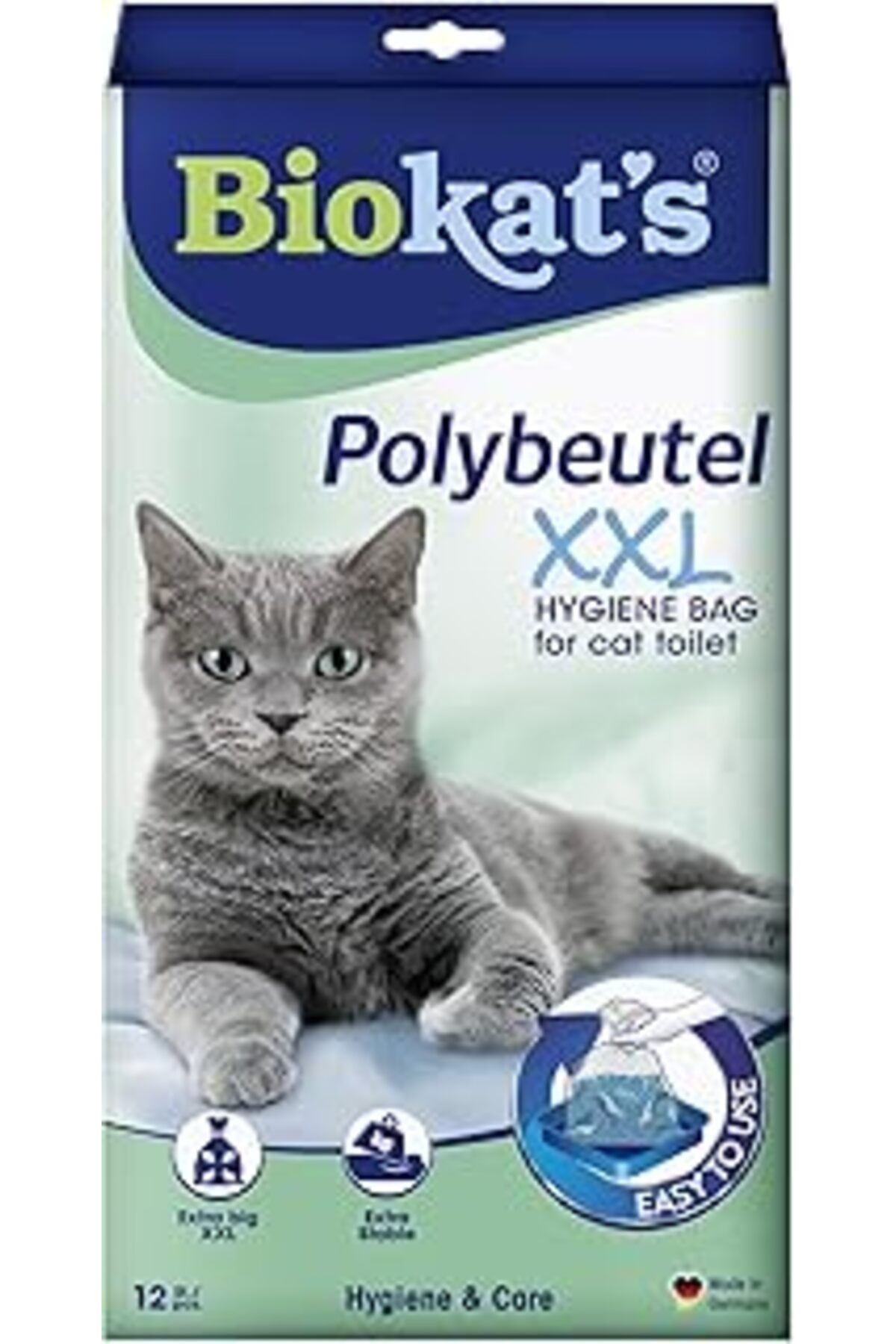 Biokats Kedi Kumu Hijyen Torbası Xxl 12Li