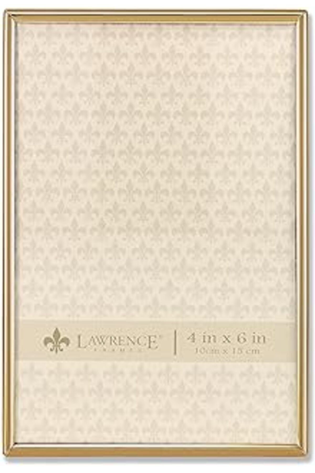 Lawrence Frames 670046 Resim Çerçevesi, Metal, 10 X 15 Cm, Altın Rengi