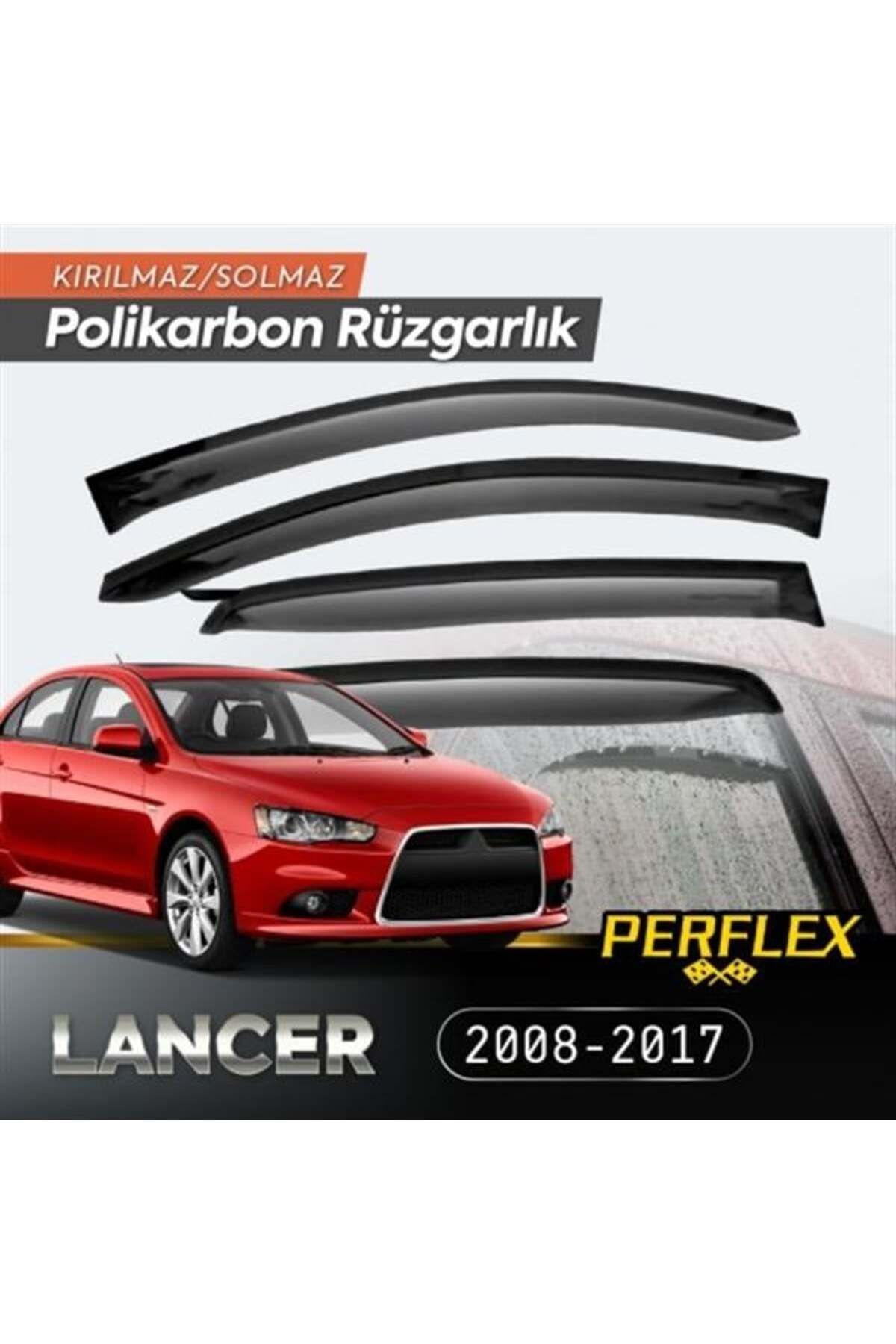 Mitsubishi Lancer 2008-2017 Cam Rüzgarlığı V2 Düz