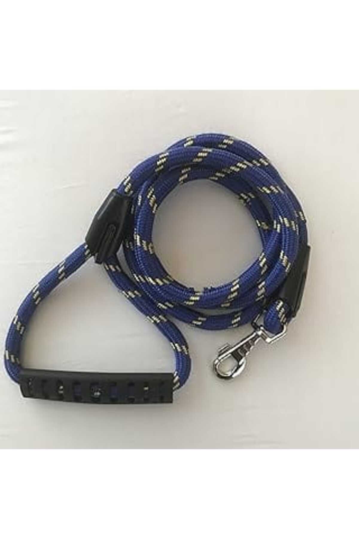 Bebebebek Köpek Gezdirme Tasması Gemi Kancalı 150Cm (Mavi)