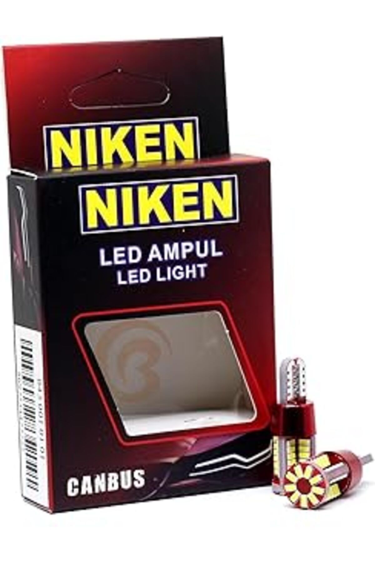 Niken 12V T10 Dipsiz Ampul 57 Led'Li 2’Li Set - Beyaz Işık