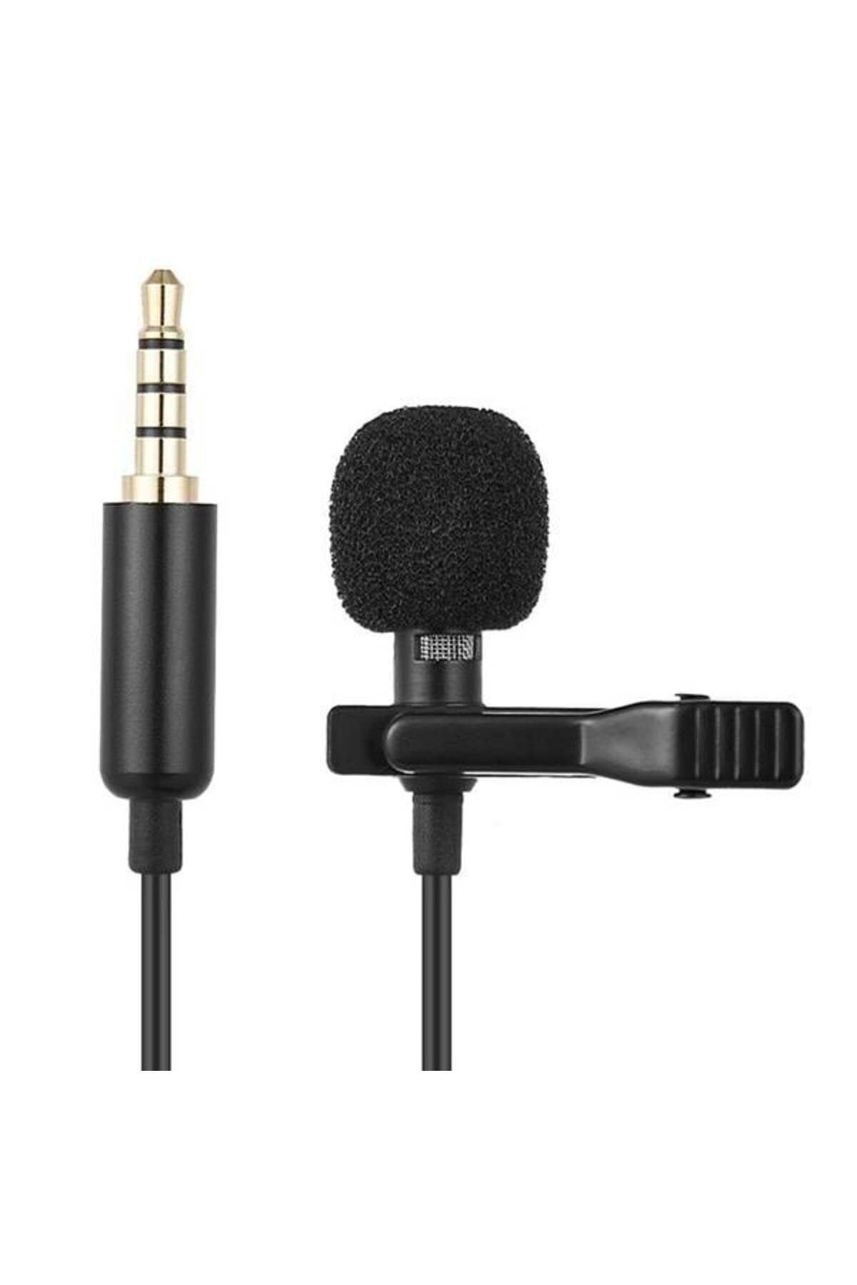 Haiki Hk-301 3.5Mm Jack Girişli Kablolu Youtuber Yaka Mikrofon