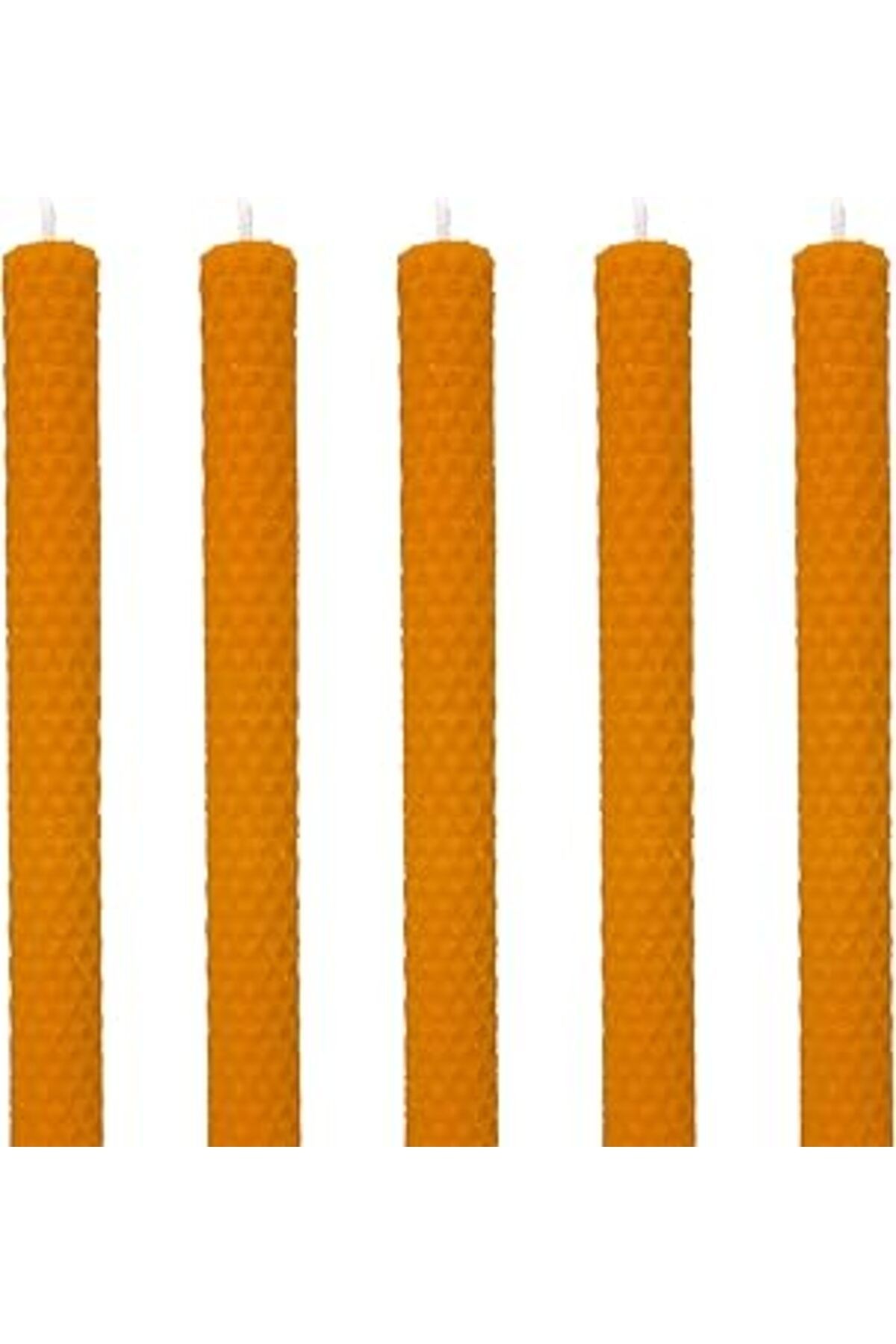 Petekoğlu (5 ADET) Şamdan Mumu (21X2CM) Doğal Petek Balmumu Seti Beeswax Bal Mumu Mum Özel Dekorati