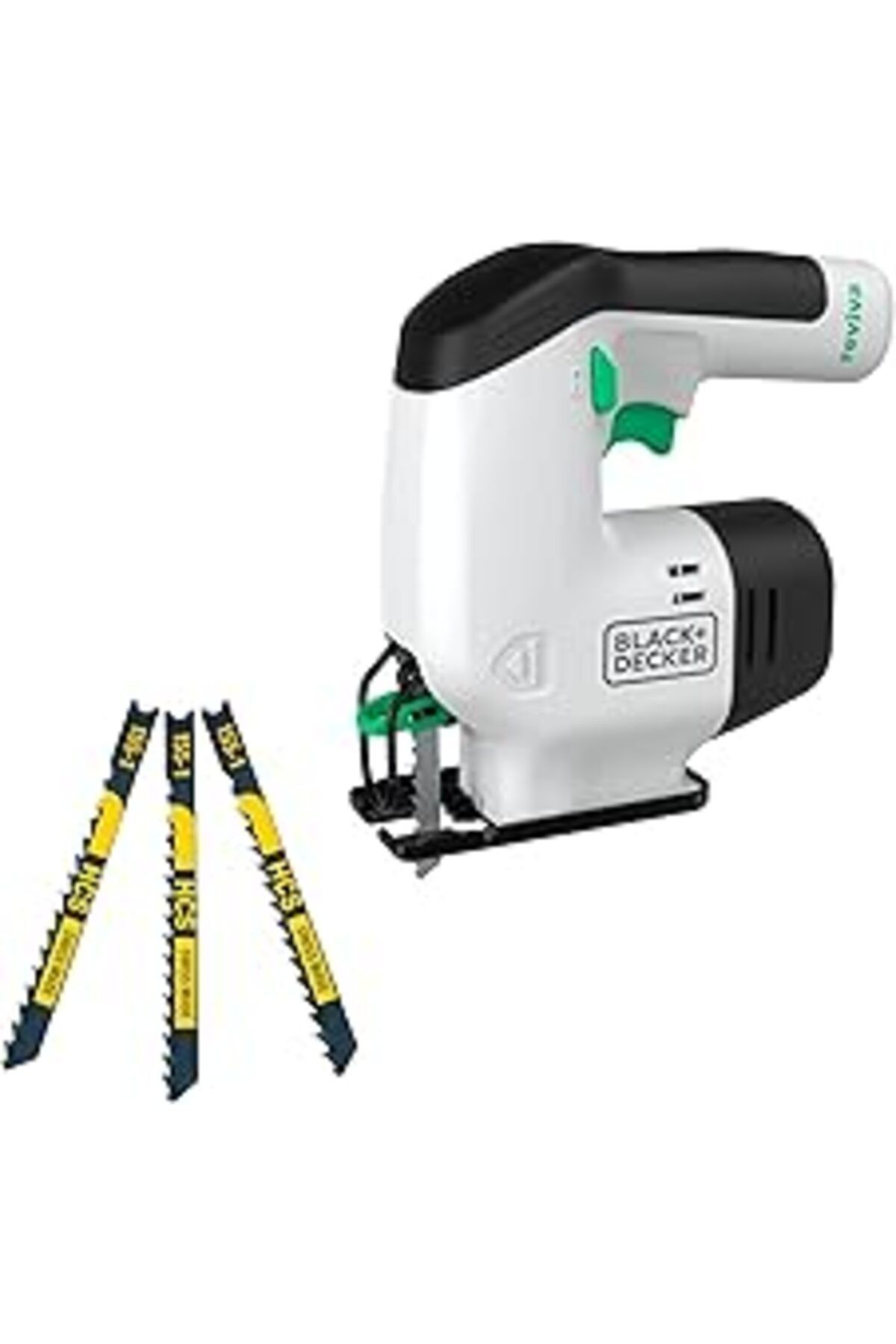 Black+Decker Reviva Revj12A3-Qw 12V Şarjlı Dekupaj Testere Makinesi Ve 3 Adet Testere Bıçağı