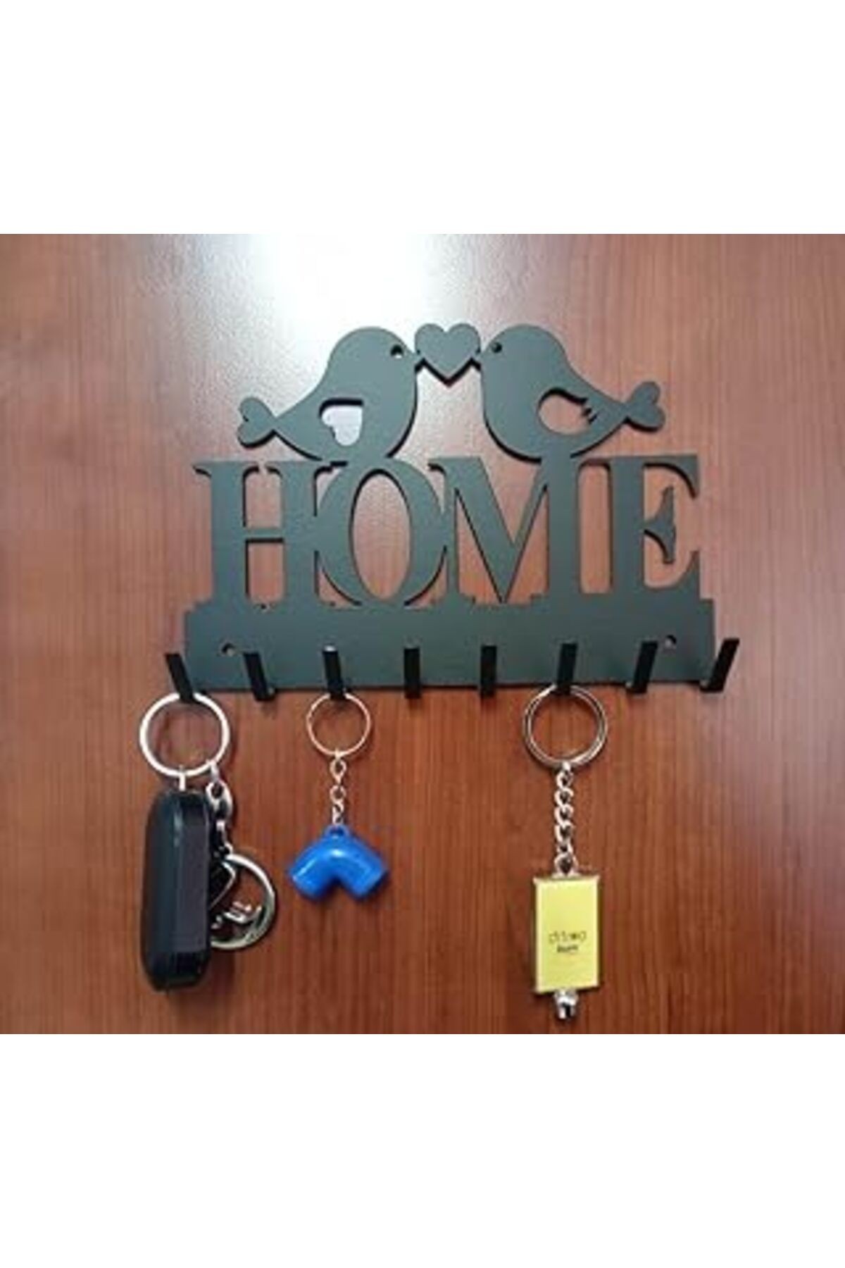 Ardini Anahtar Askılığı İster Kendinden Yapışkanlı İster Vidalı Home Mat Siyah